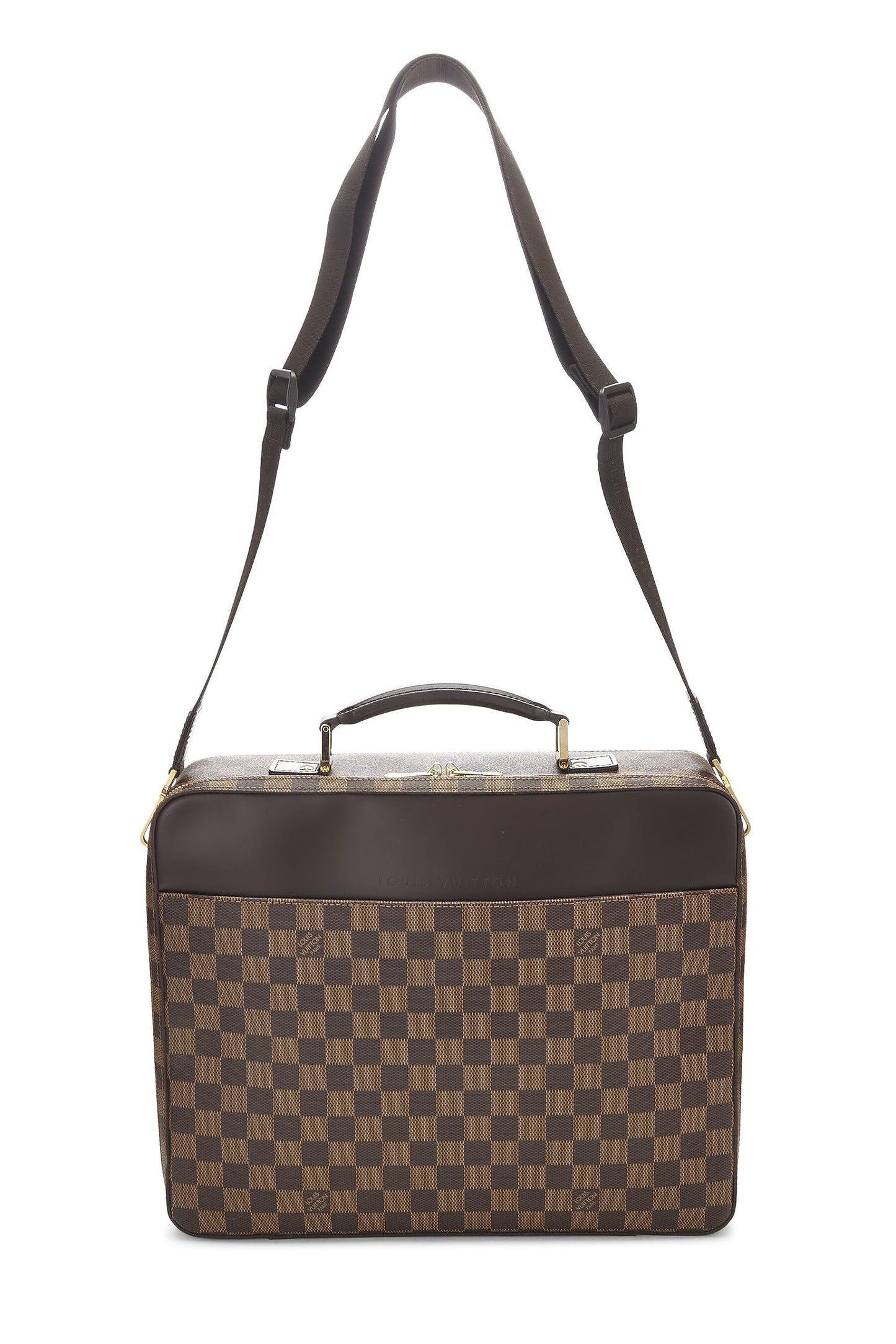 Louis Vuitton,  Damier Ebene Porte Ordinateur Sabana, Brown