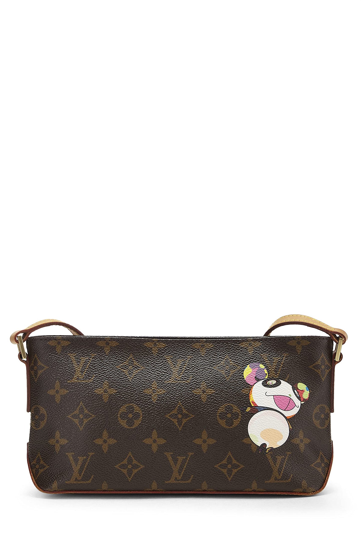 Louis Vuitton,  Takashi Murakami x Louis Vuitton Monogram Canvas Panda Trotteur, Brown