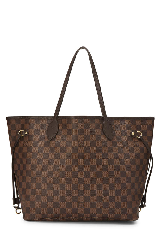 Louis Vuitton,  Damier Ebene Neverfull MM, Pink