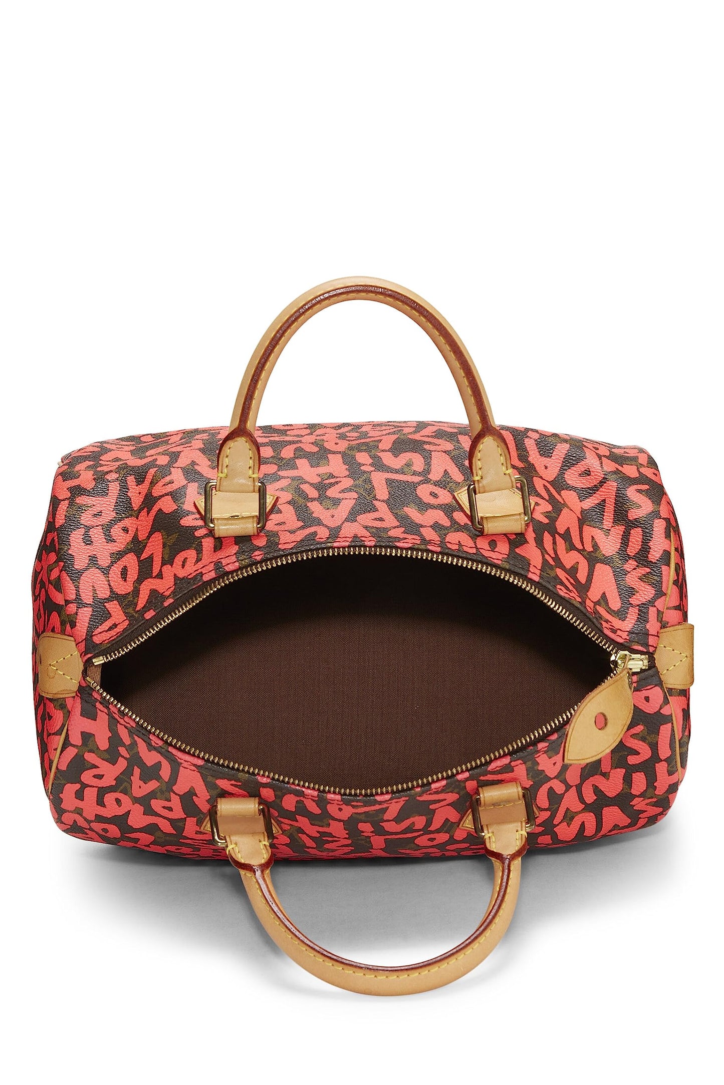 Louis Vuitton,  Stephen Spro  x Louis Vuitton Pink Graffiti Speedy 30, Pink