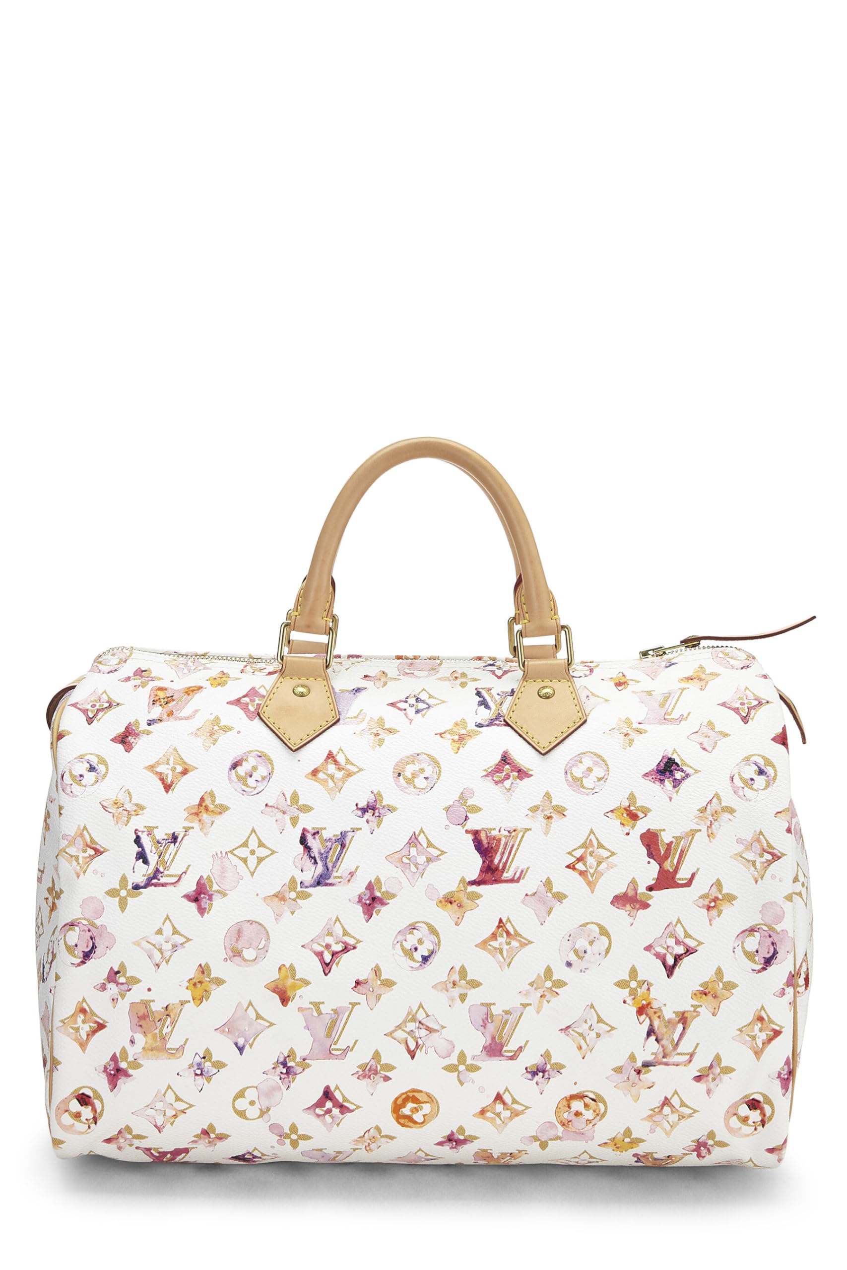 Louis Vuitton,  Richard Prince x Louis Vuitton Monogram Watercolor Speedy 35, White