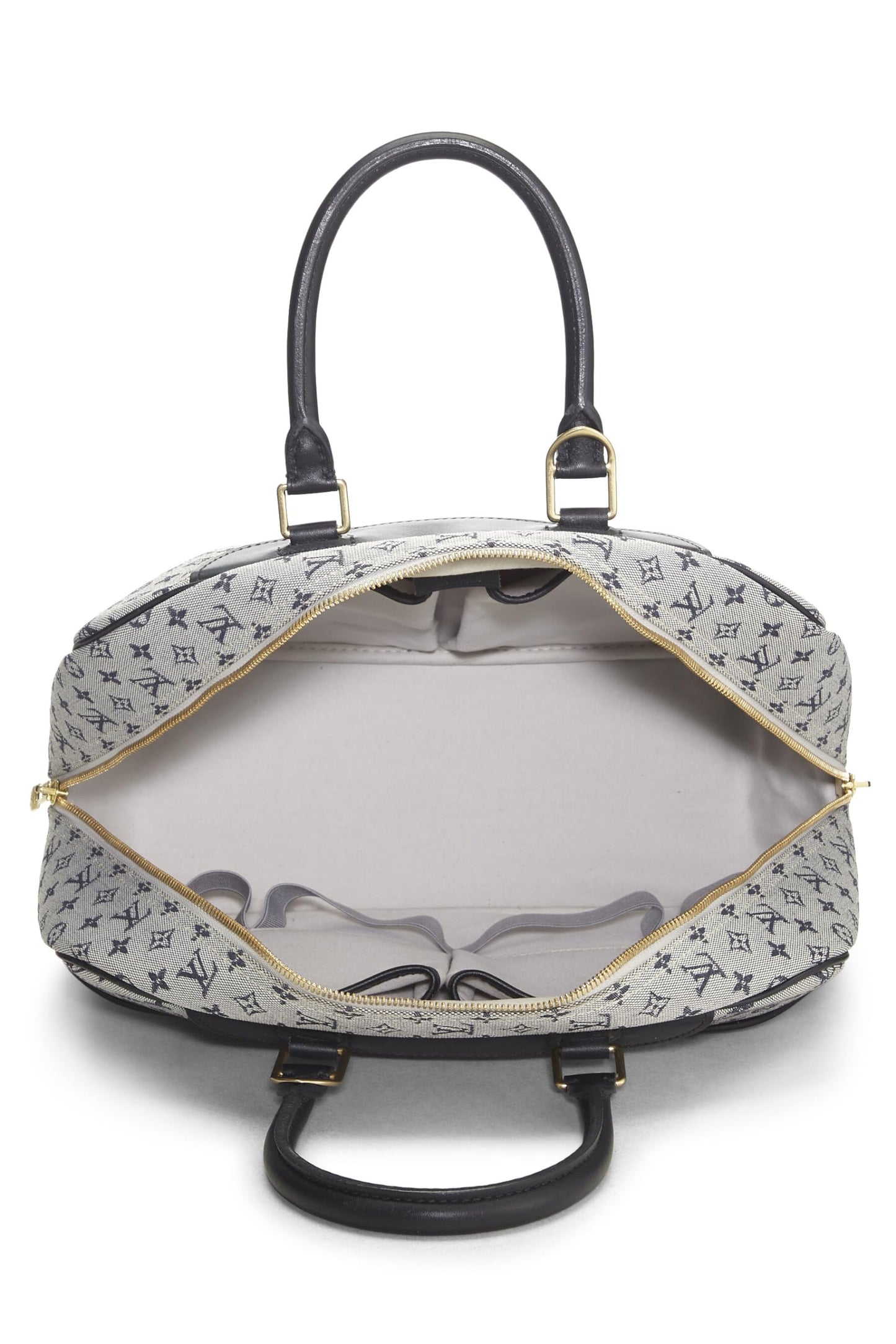 Louis Vuitton,  Navy Monogram Mini Lin Deauville, Navy