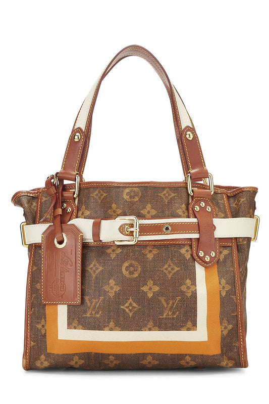 Louis Vuitton,  Monogram Rayures Tisse Sac PM, Brown
