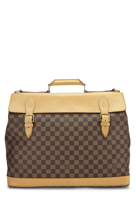 Louis Vuitton,  Damier Ebene Canvas Clipper, Brown