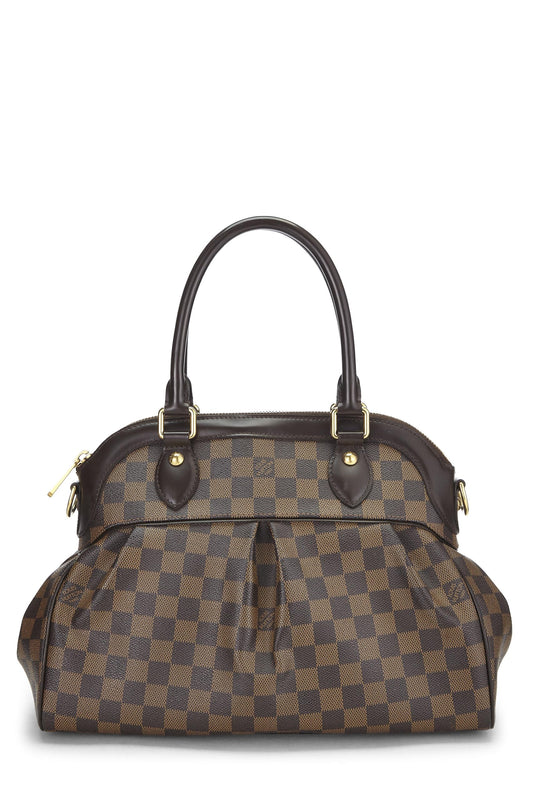 Louis Vuitton,  Damier Ebene Trevi PM, Brown