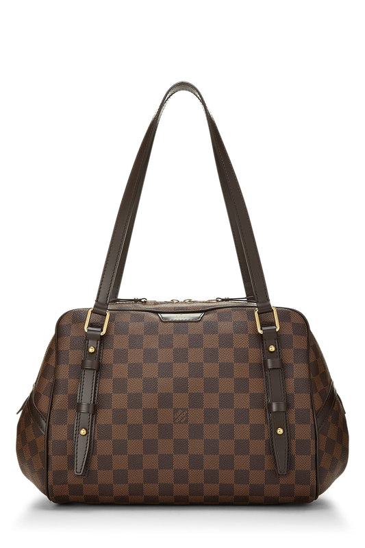 Louis Vuitton,  Damier Ebene Rivington PM, Brown