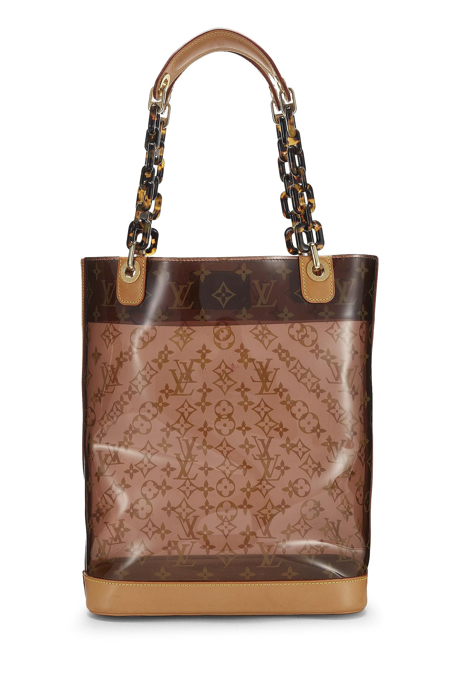 Louis Vuitton,  Monogram Ambre Vinyl Cabas MM, Brown
