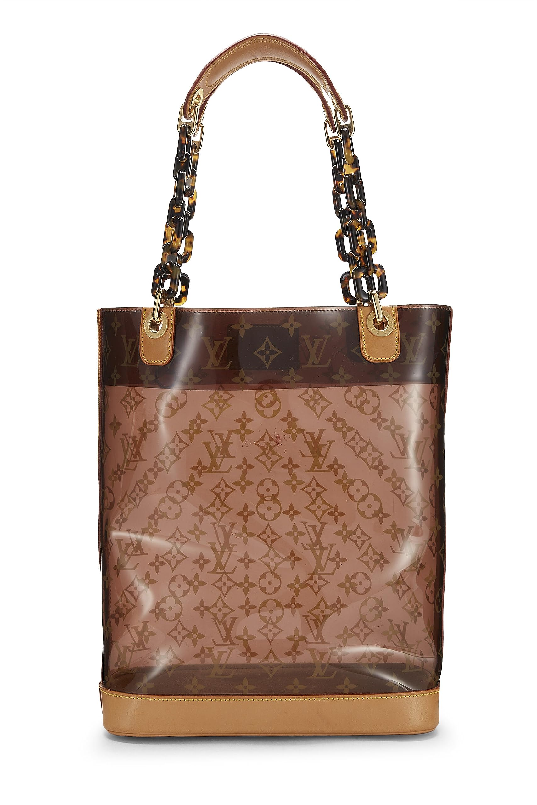 Louis Vuitton,  Monogram Ambre Vinyl Cabas MM, Brown