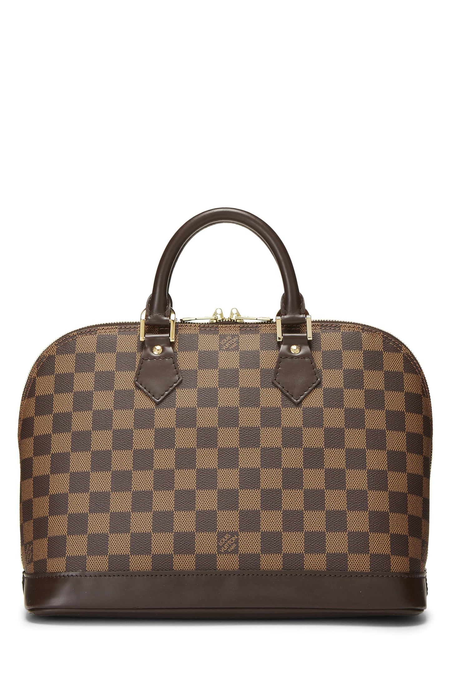 Louis Vuitton,  Damier Ebene Alma PM, Brown