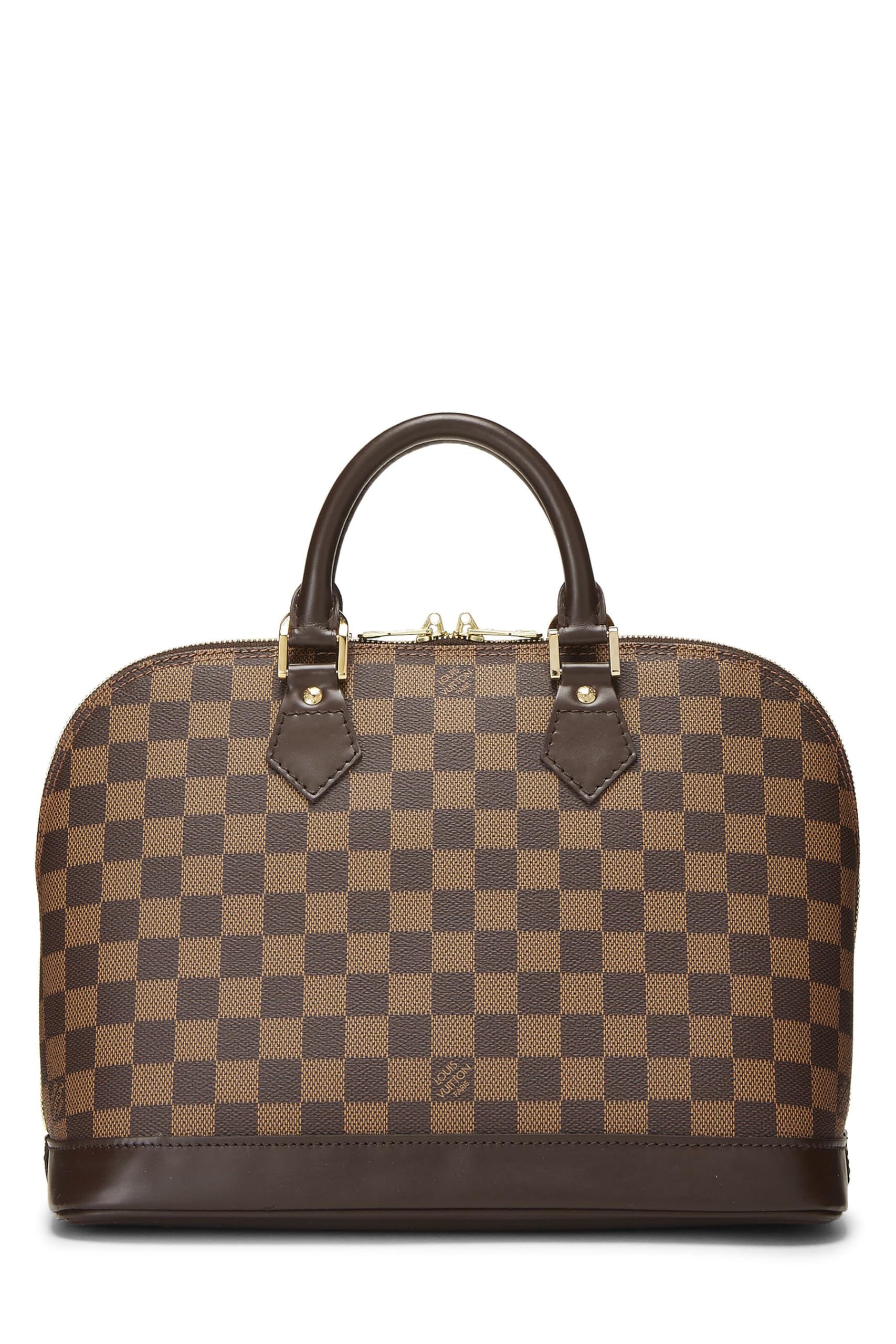 Louis Vuitton,  Damier Ebene Alma PM, Brown
