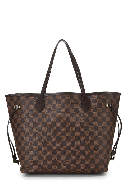 Louis Vuitton,  Damier Ebene Neverfull MM NM, Brown
