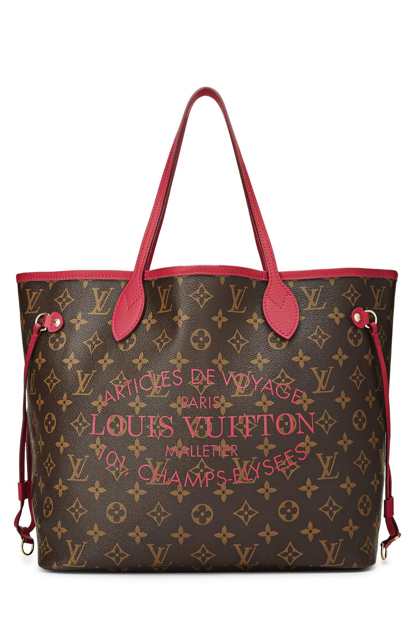 Louis Vuitton,  Pink Monogram Canvas Ikat Flower Neverfull MM, Pink