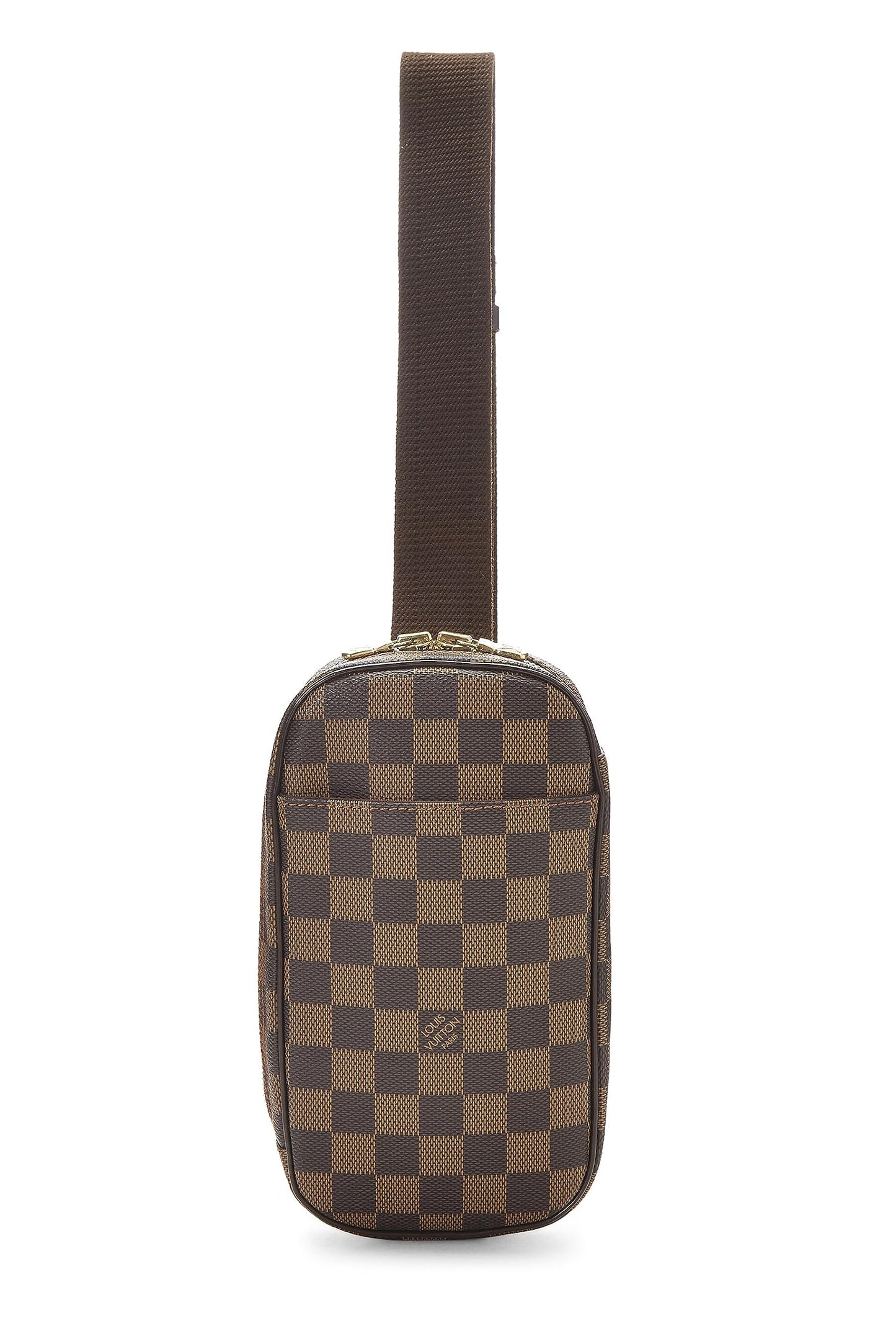 Louis Vuitton,  Damier Ebene Pochette Gange, Brown