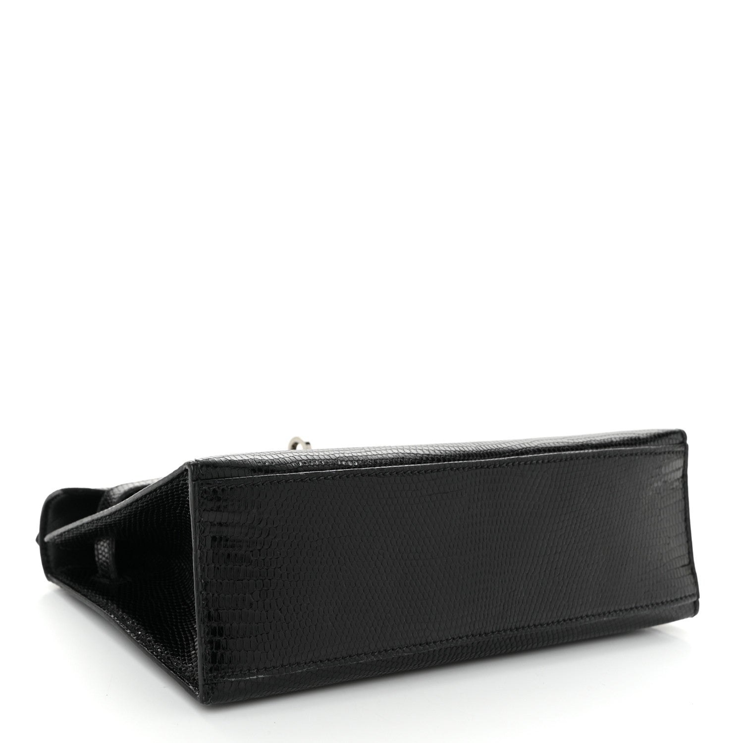 Hermes Lizard Kelly Pochette Clutch Black Clutch Bag