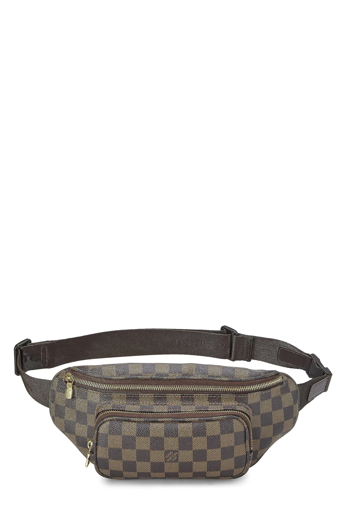 Louis Vuitton,  Damier Ebene Bum Bag Melville, Brown