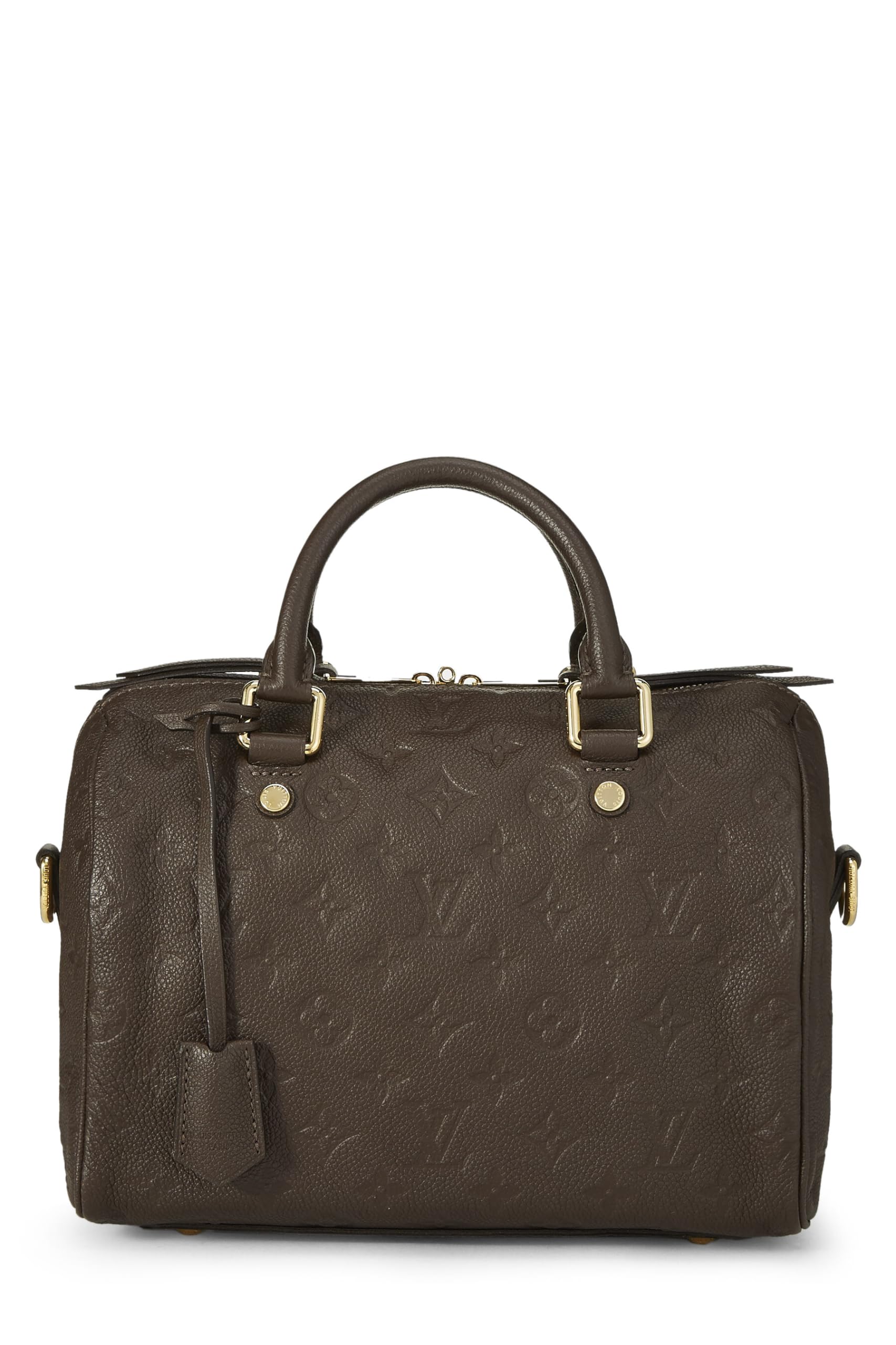 Louis Vuitton,  Ombre Monogram Empreinte Speedy Bandouliere 25, Brown