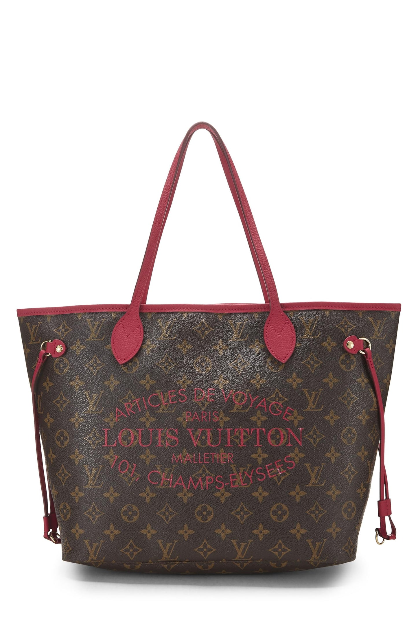Louis Vuitton,  Pink Mauve Monogram Canvas Ikat Flower Neverfull MM, Pink