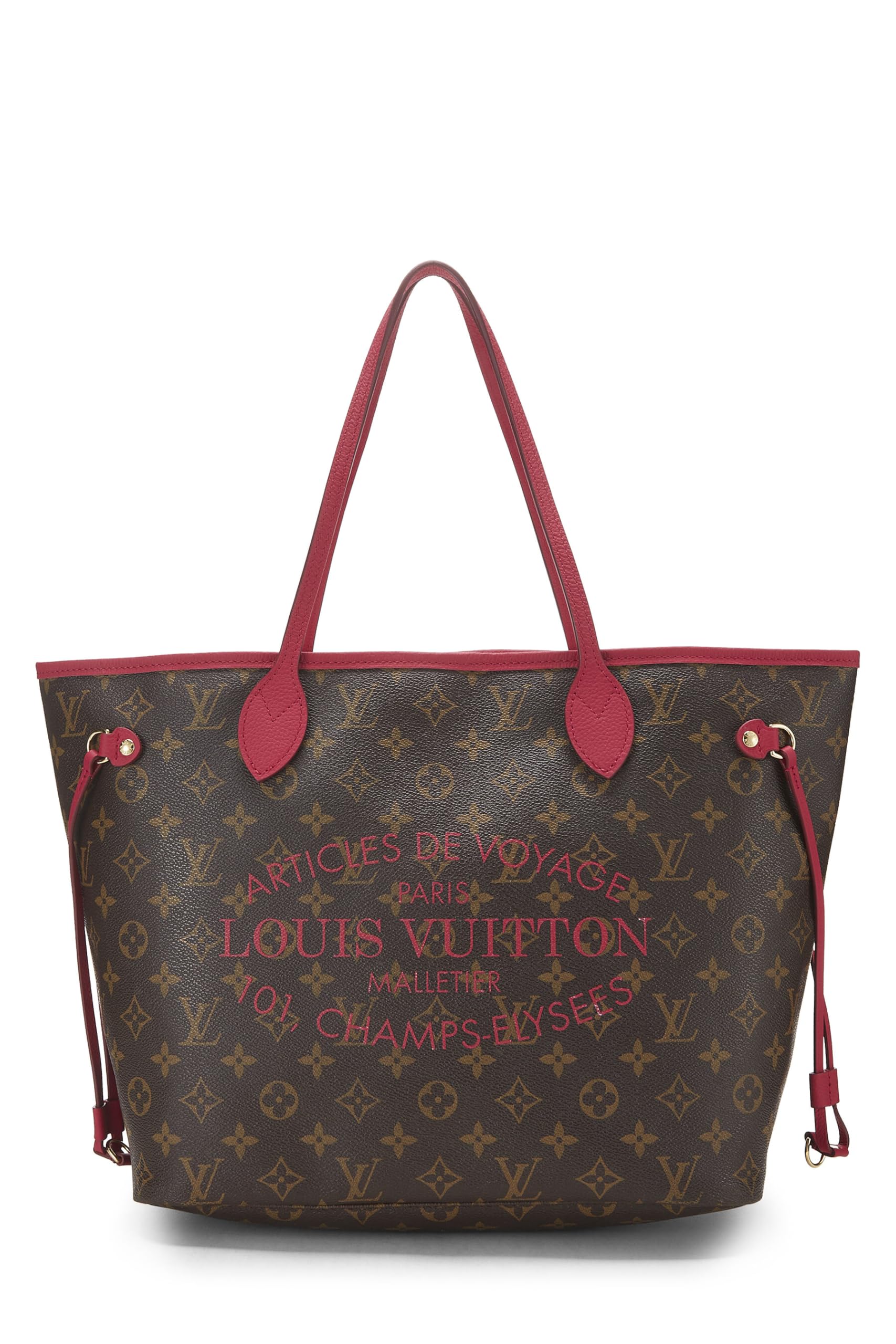 Louis Vuitton,  Pink Mauve Monogram Canvas Ikat Flower Neverfull MM, Pink