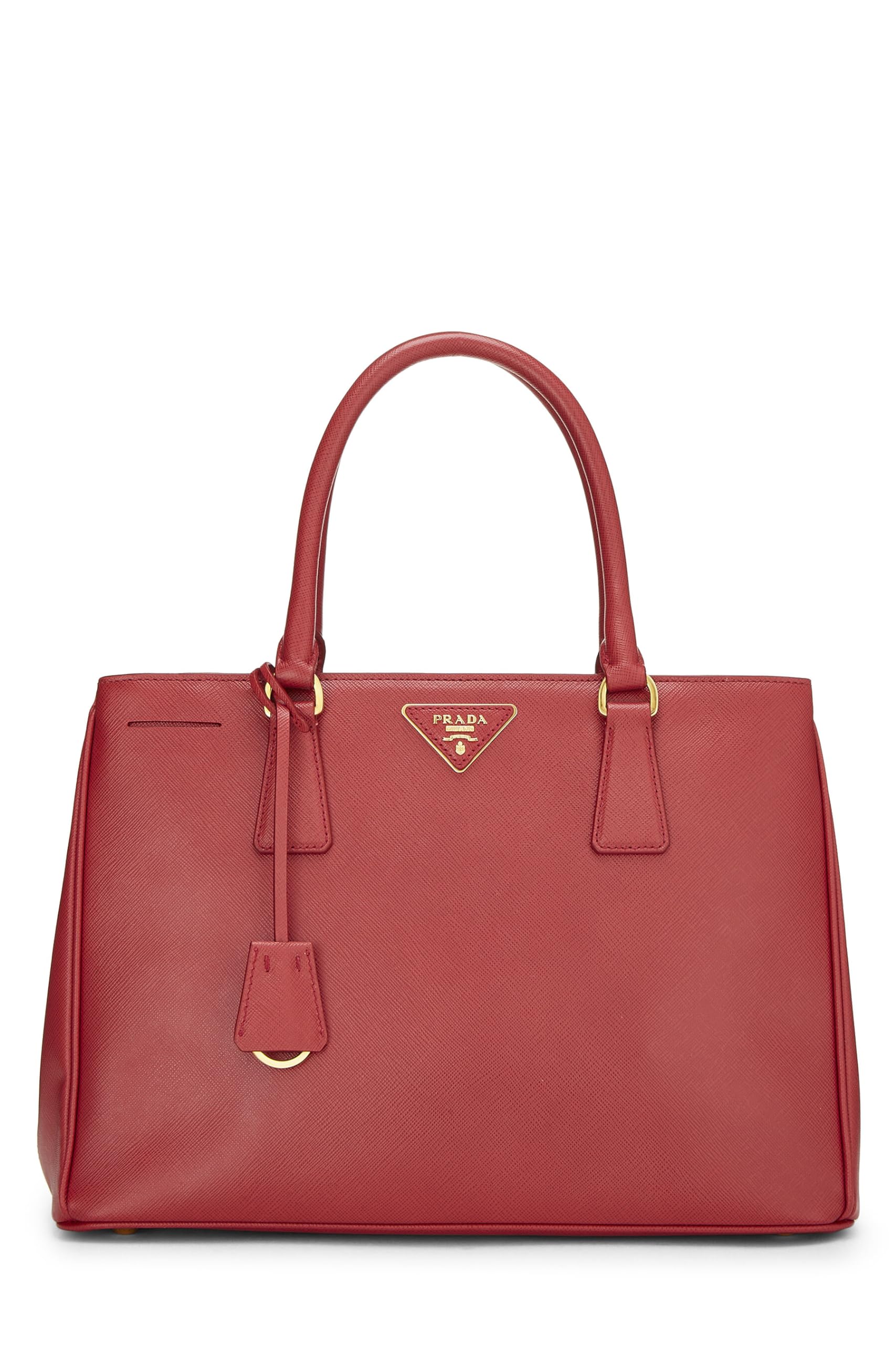 Prada Executive Tote Saffiano Red Medium Tote Bag Tote Medium Red