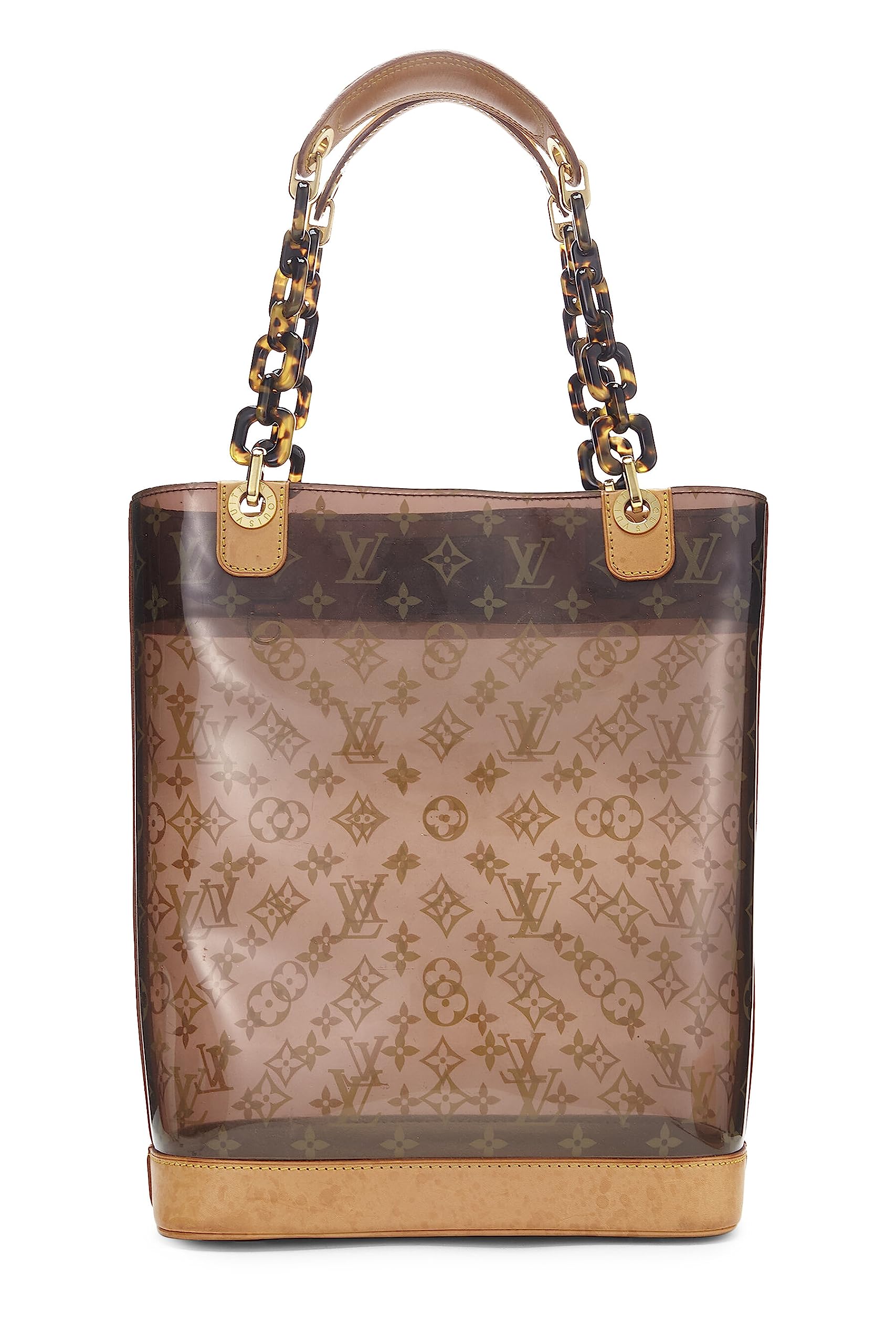 Louis Vuitton,  Monogram Ambre Vinyl Cabas MM, Brown