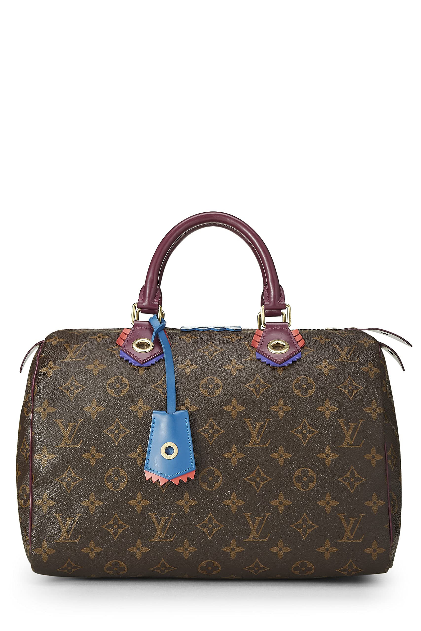 Louis Vuitton,  Monogram Canvas Totem Speedy 30, Purple