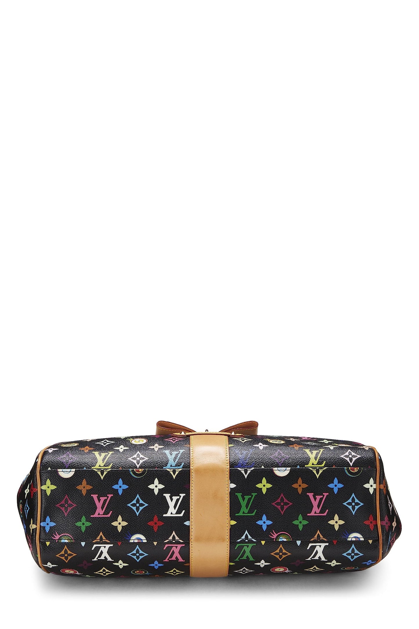Louis Vuitton,  Takashi Murakami x Louis Vuitton Black Monogram Multicolore Eye Love Sac Retro GM, Black