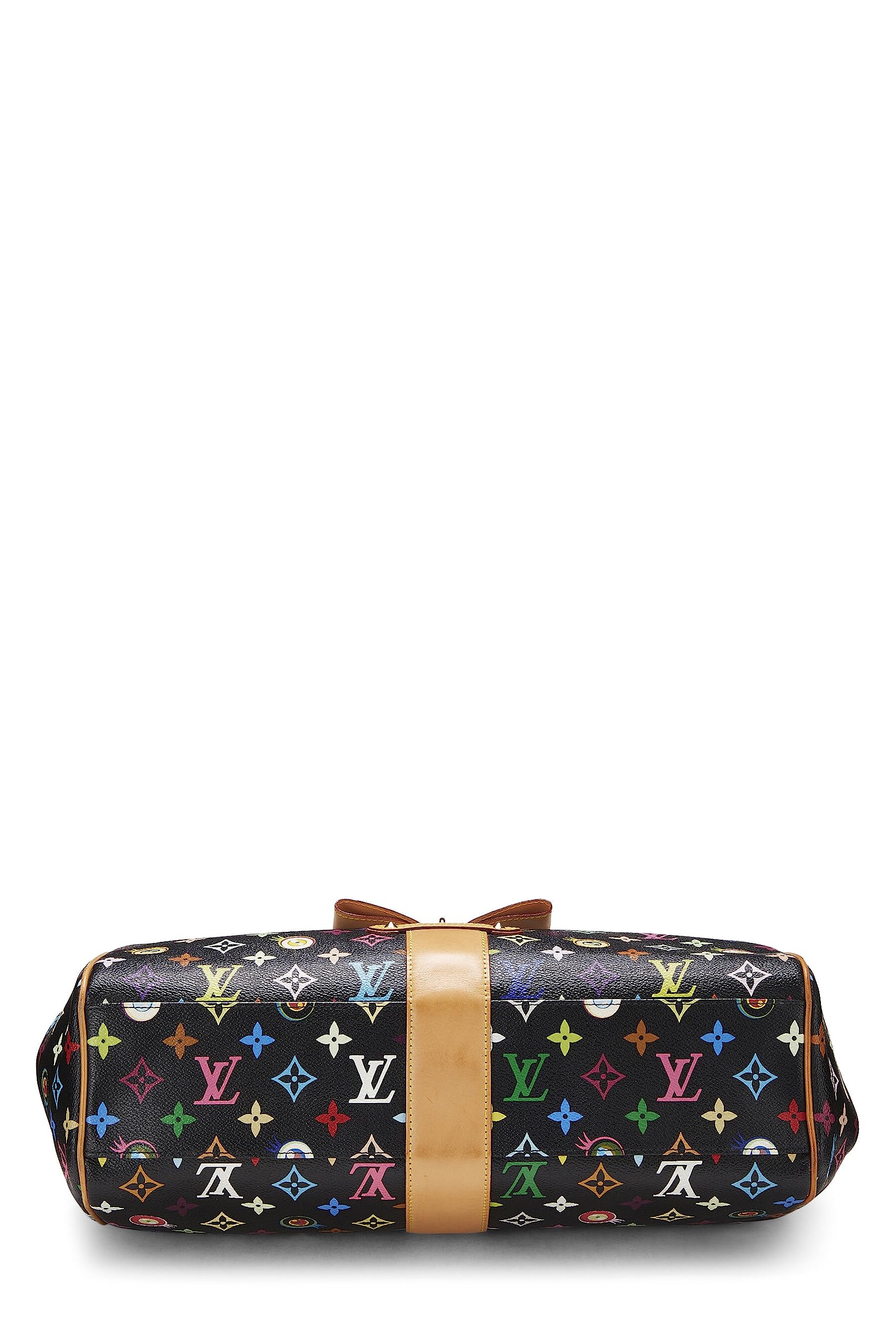 Louis Vuitton,  Takashi Murakami x Louis Vuitton Black Monogram Multicolore Eye Love Sac Retro GM, Black