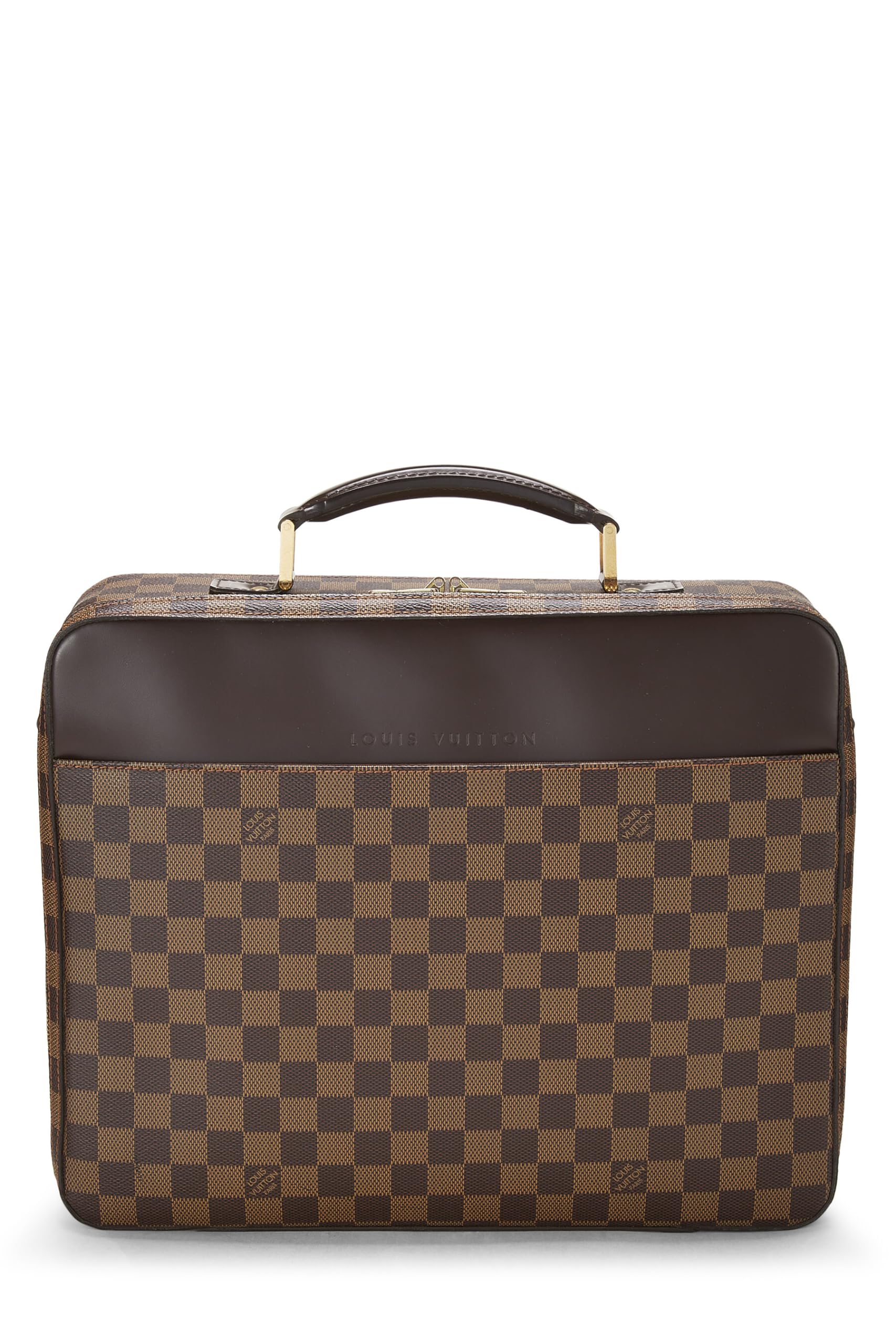 Louis Vuitton,  Damier Ebene Porte Ordinateur Sabana, Brown