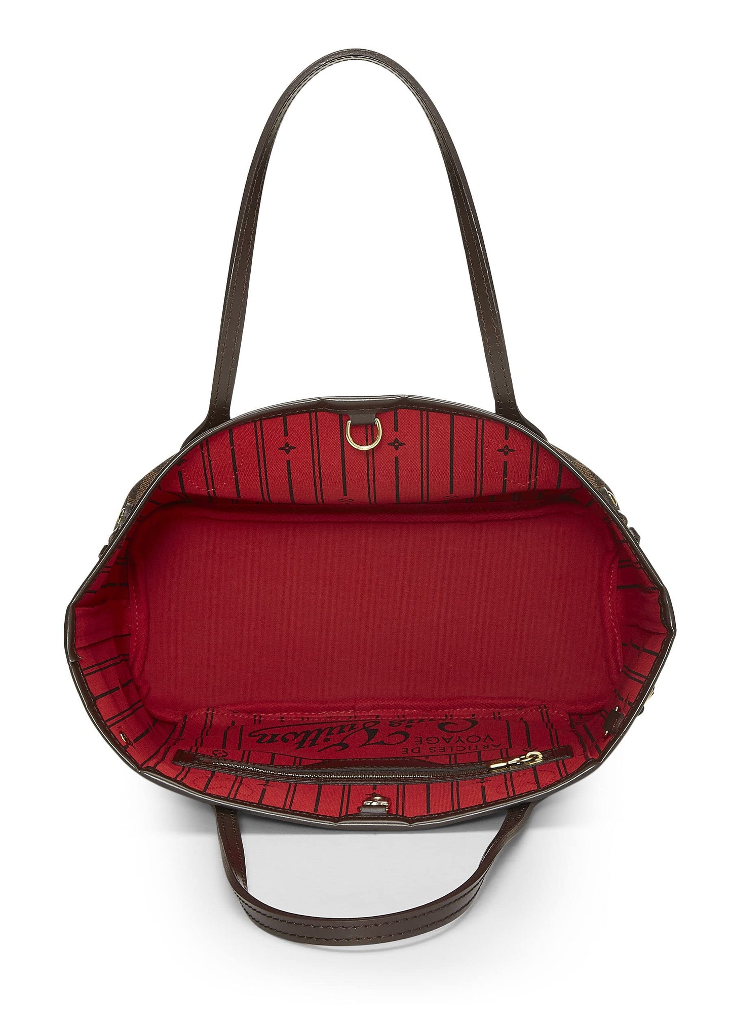 Louis Vuitton,  Damier Ebene Neverfull PM, Brown