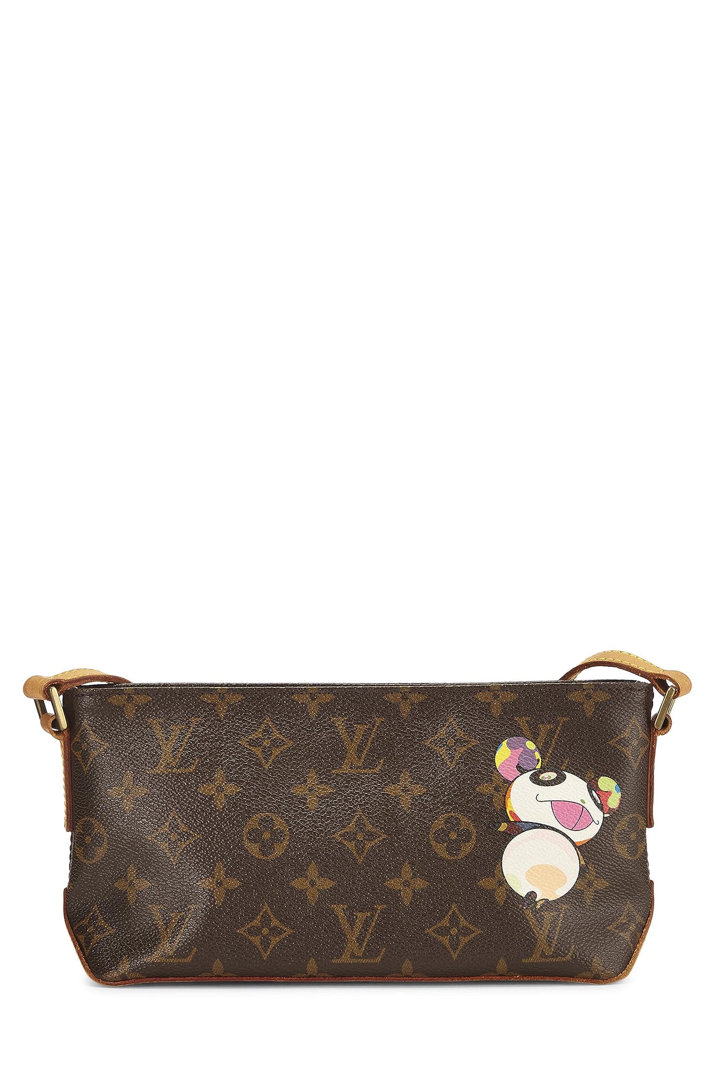 Louis Vuitton,  Takashi Murakami x Louis Vuitton Monogram Canvas Panda Trotteur, Brown