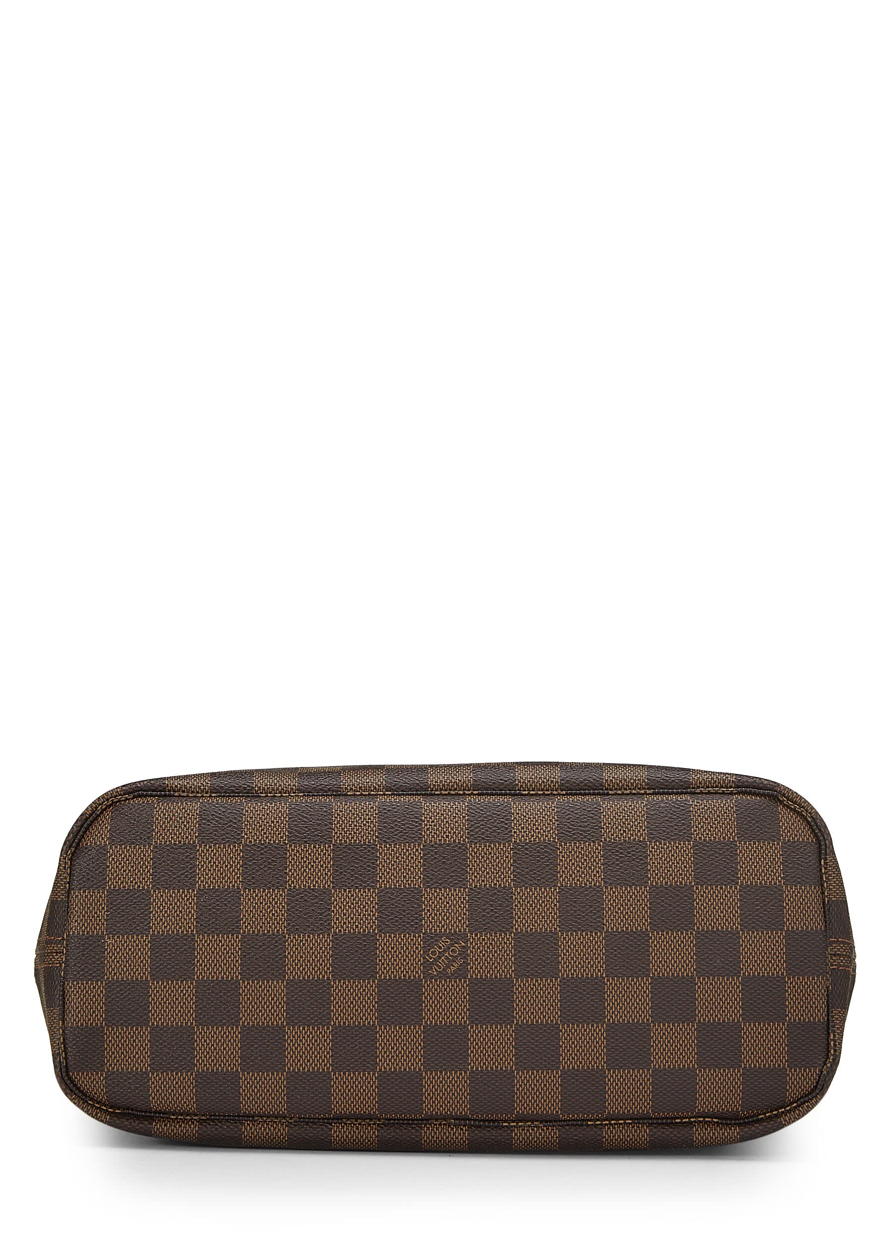 Louis Vuitton,  Damier Ebene Neverfull PM, Brown