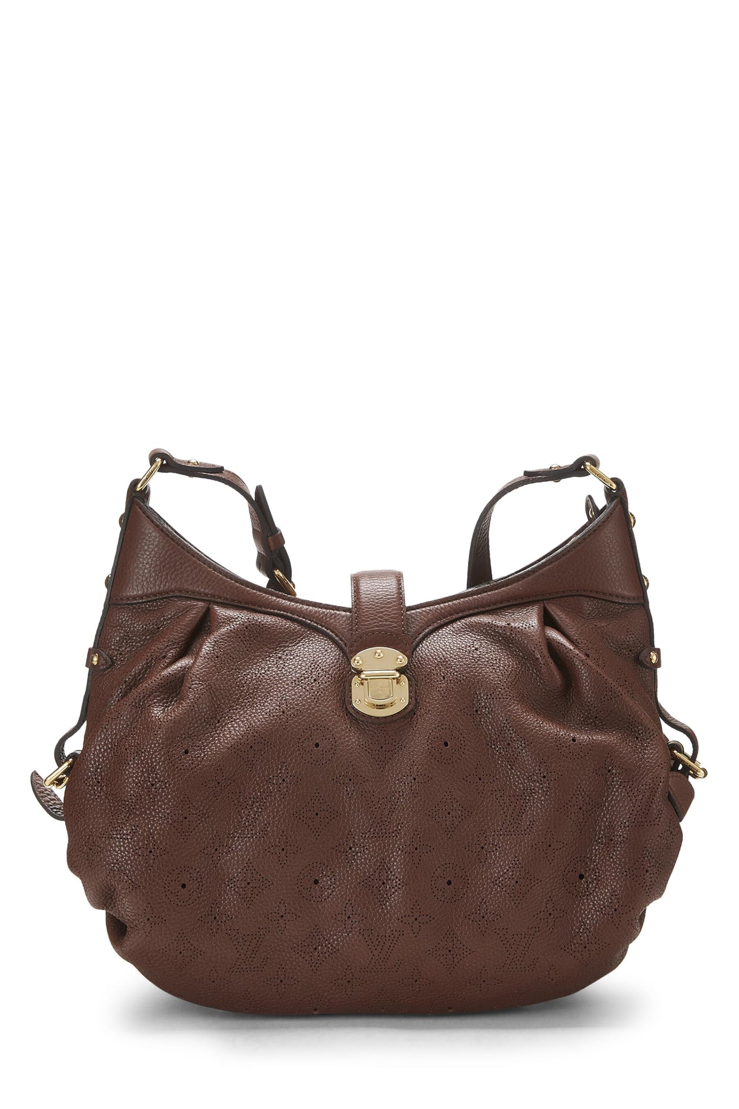Louis Vuitton,  Brown Monogram Mahina Leather XS, Brown