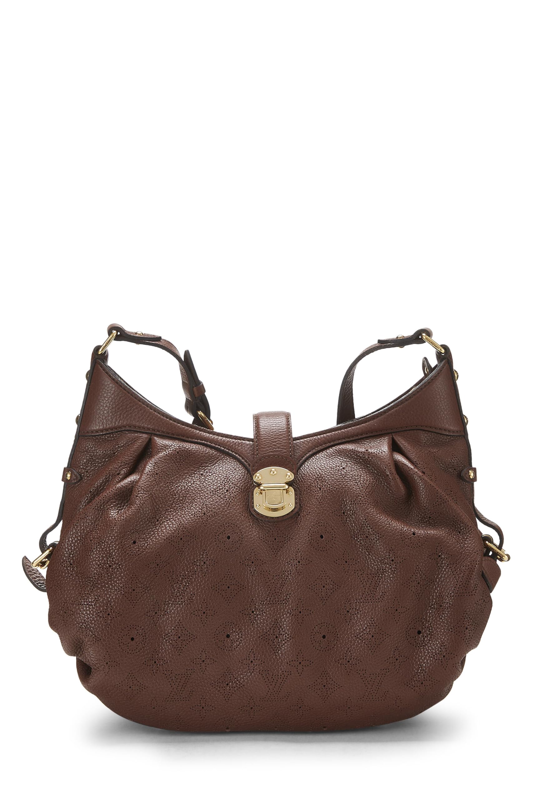 Louis Vuitton,  Brown Monogram Mahina Leather XS, Brown
