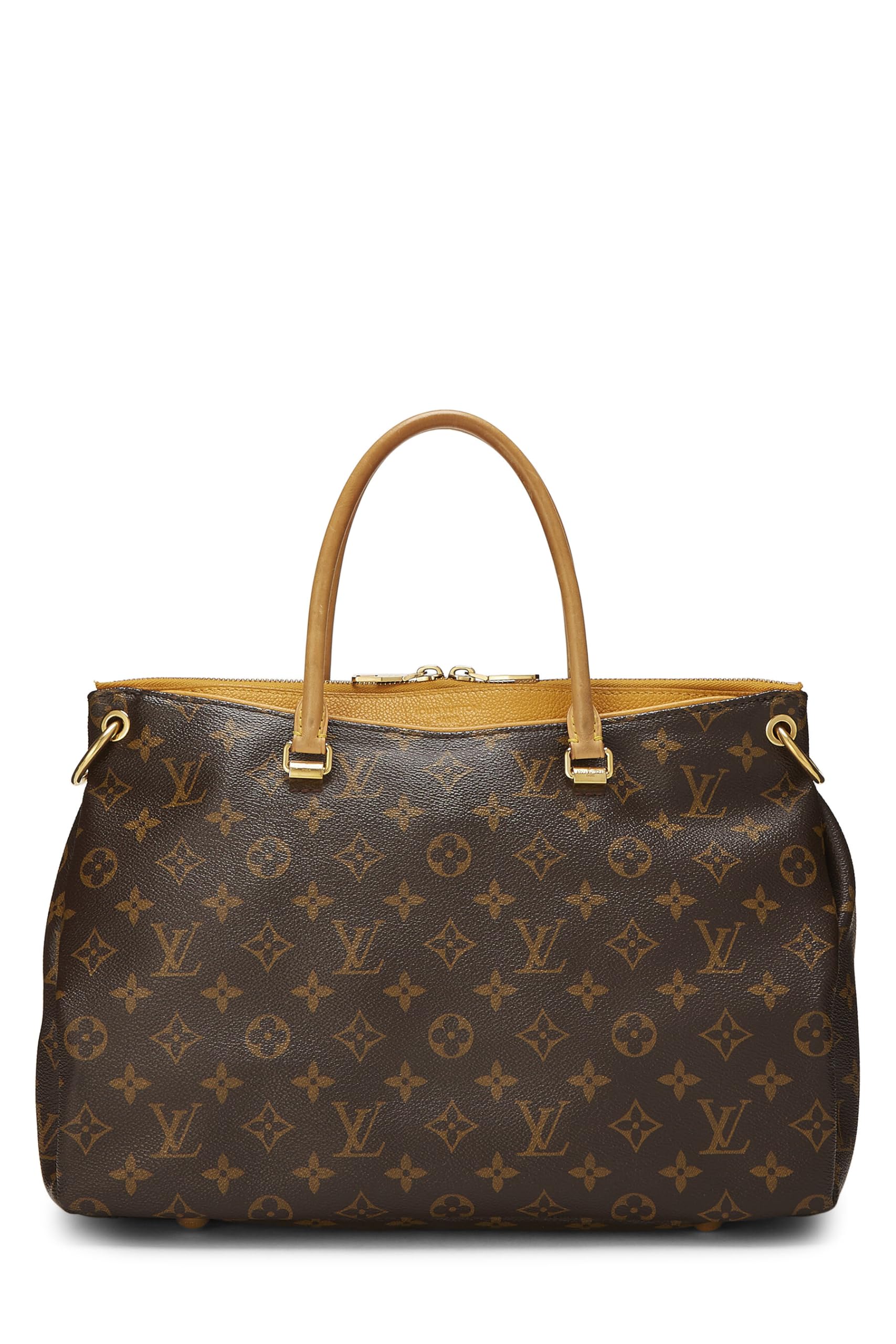 Louis Vuitton,  Yellow Monogram Canvas Pallas, Yellow