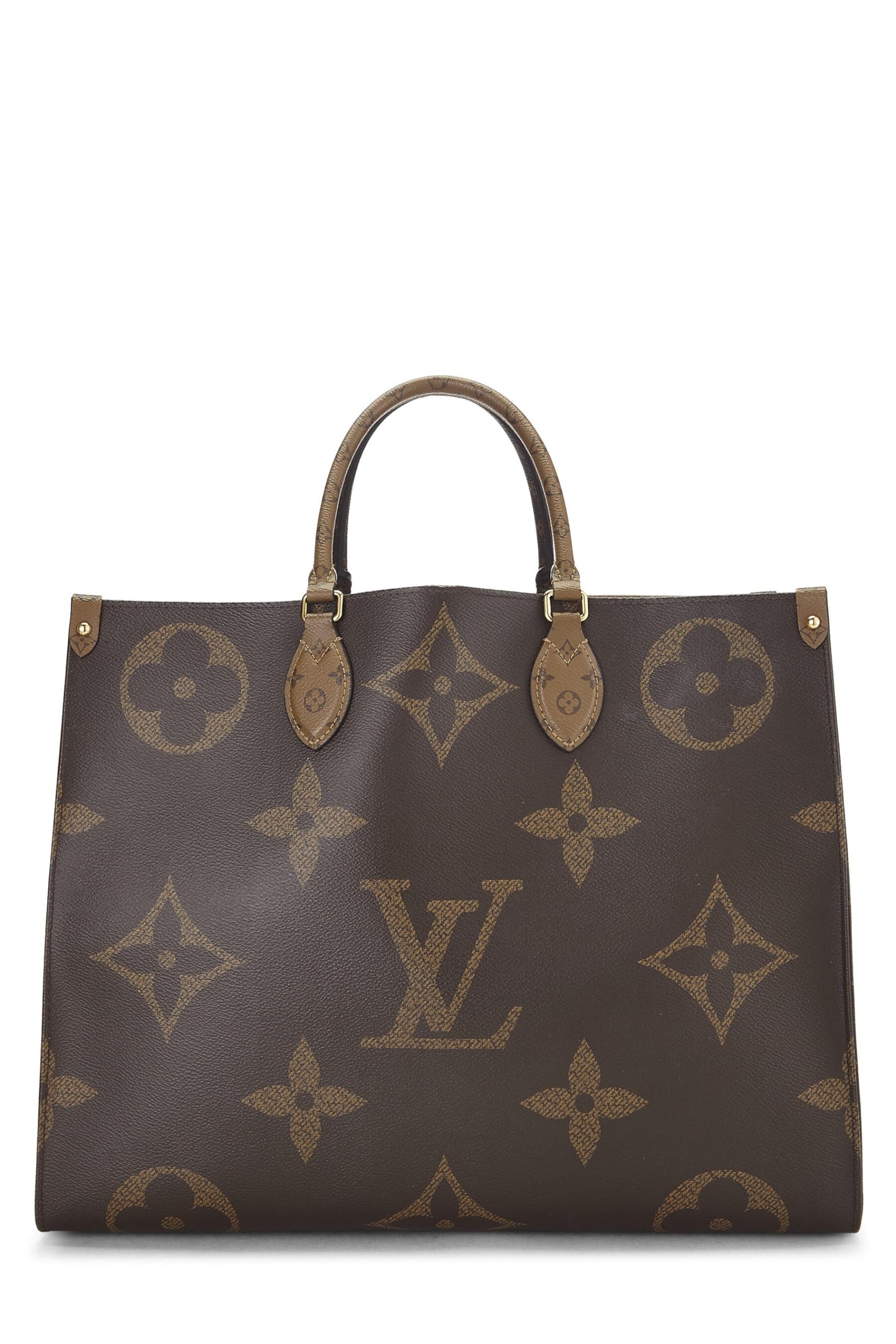 Louis Vuitton,  Giant Monogram On The Go GM, Brown