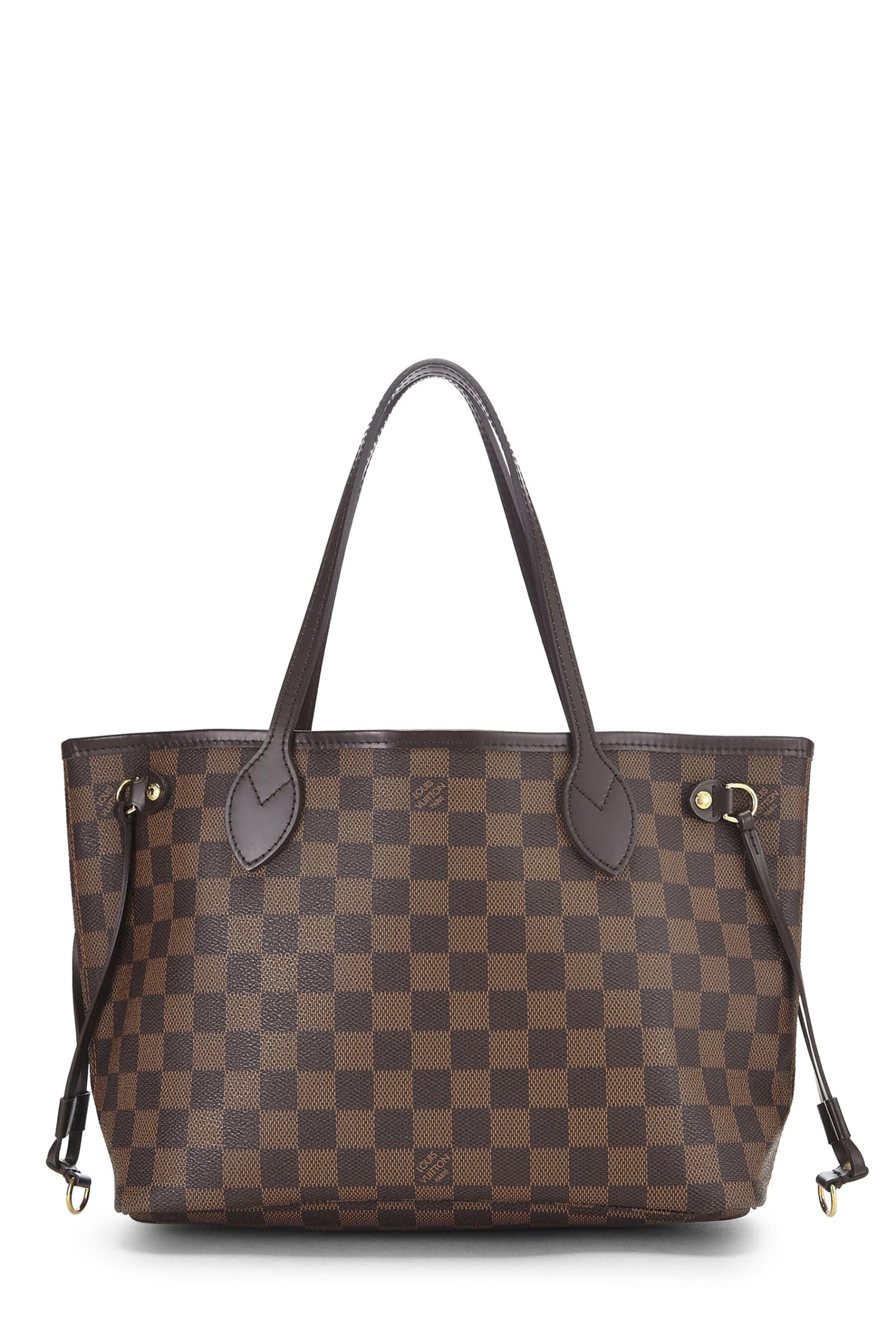Louis Vuitton,  Damier Ebene Neverfull PM, Brown