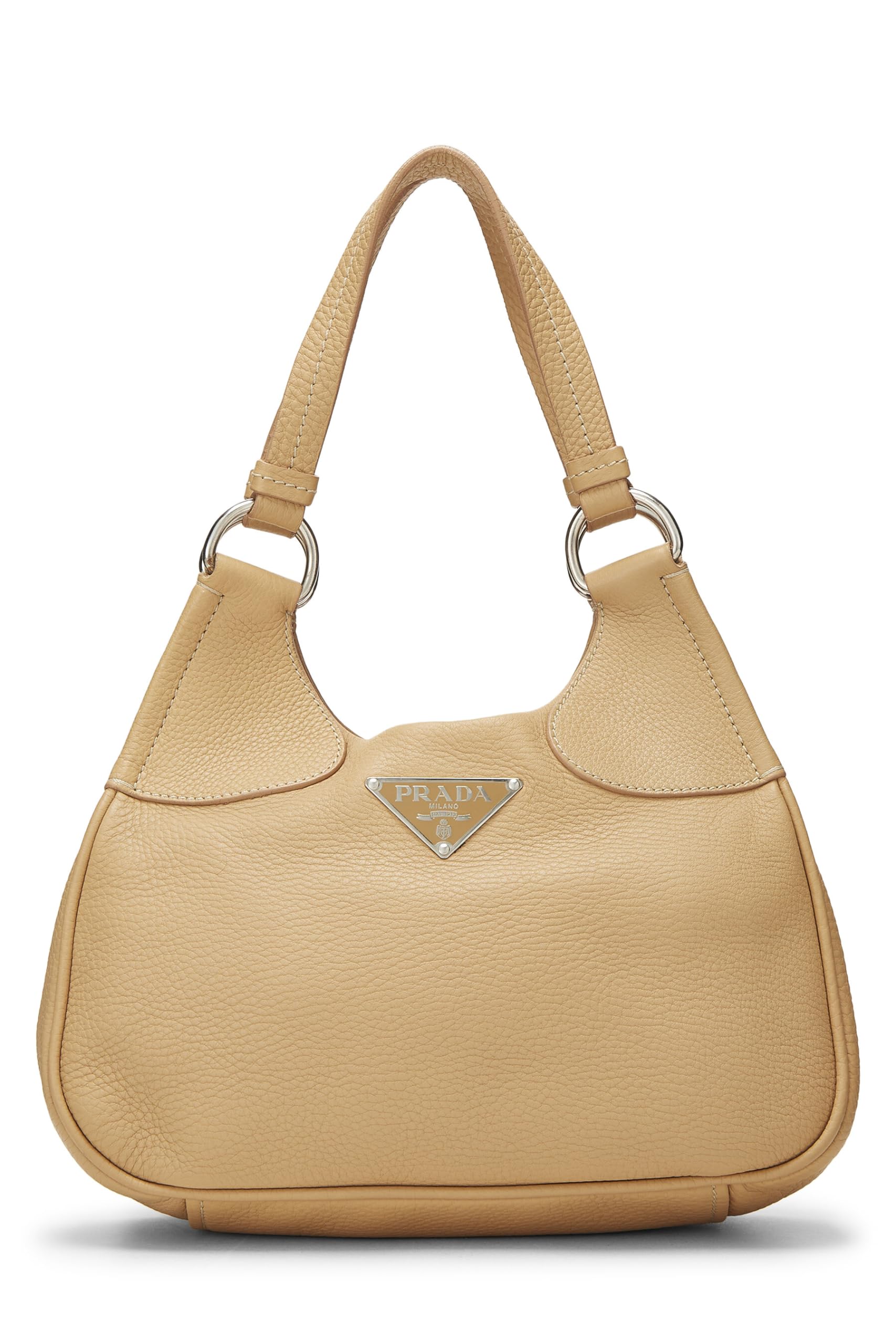 Prada Daino Shoulder Bag Vitello Beige