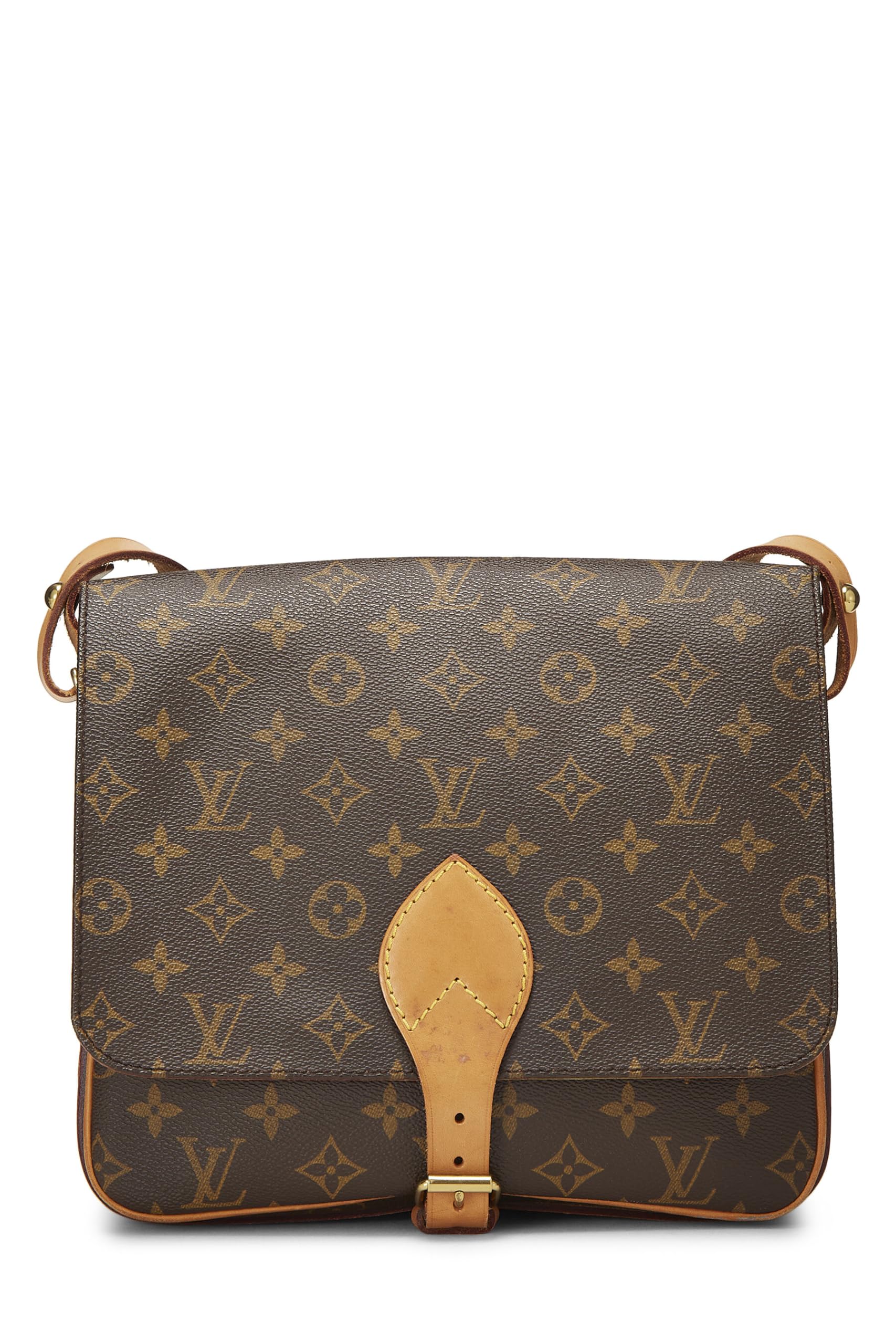 Louis Vuitton,  Monogram Canvas Cartouchiere GM, Brown