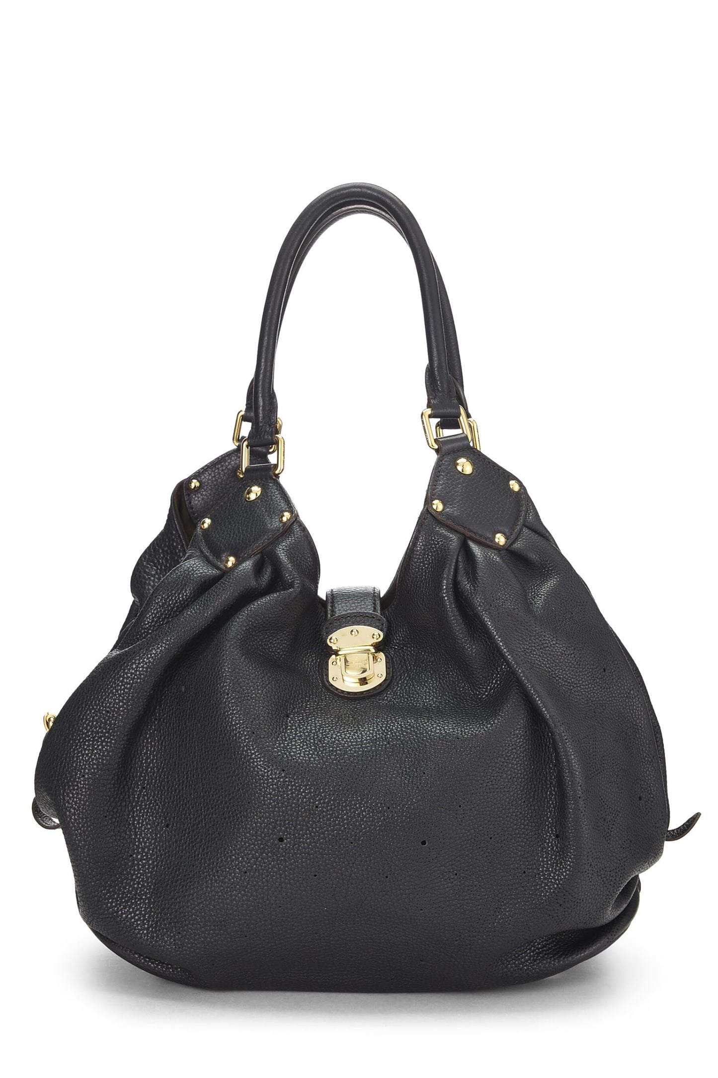 Louis Vuitton,  Black Monogram Mahina Large, Black
