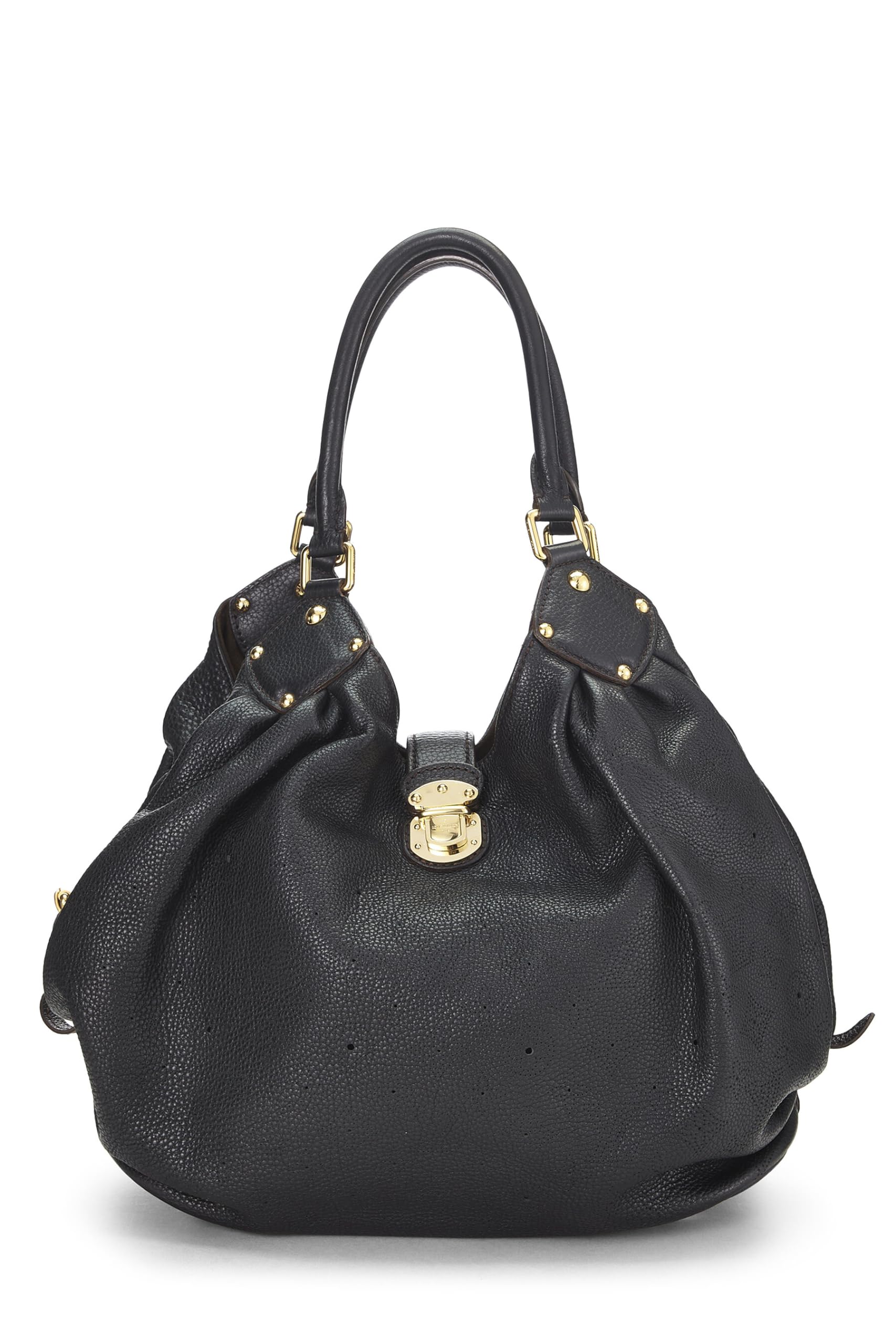 Louis Vuitton,  Black Monogram Mahina Large, Black