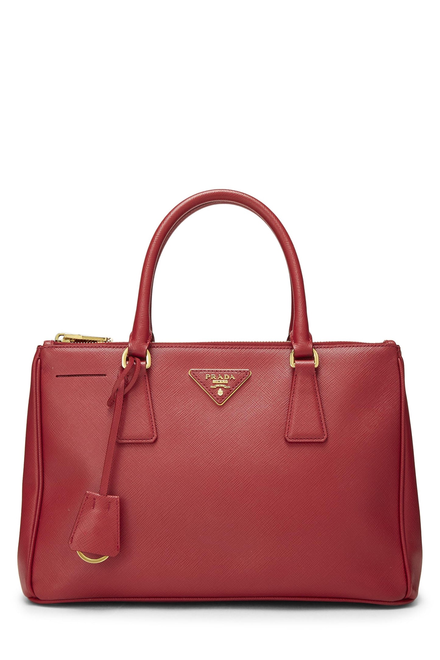 Prada Executive Tote Saffiano Red Small Tote Bag Tote Small Red