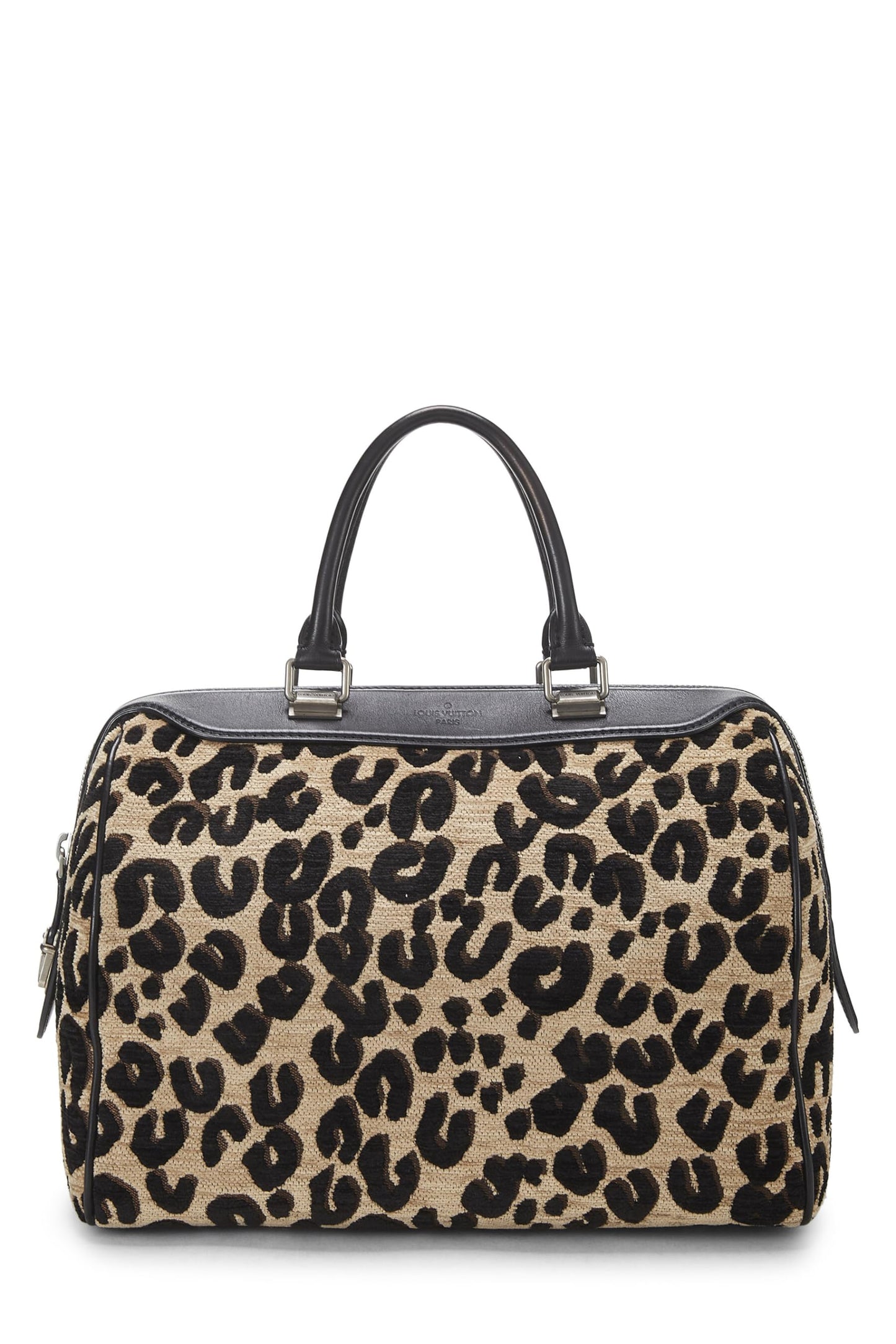 Louis Vuitton,  Stephen Spro  x Louis Vuitton Leopard Speedy 30, Black