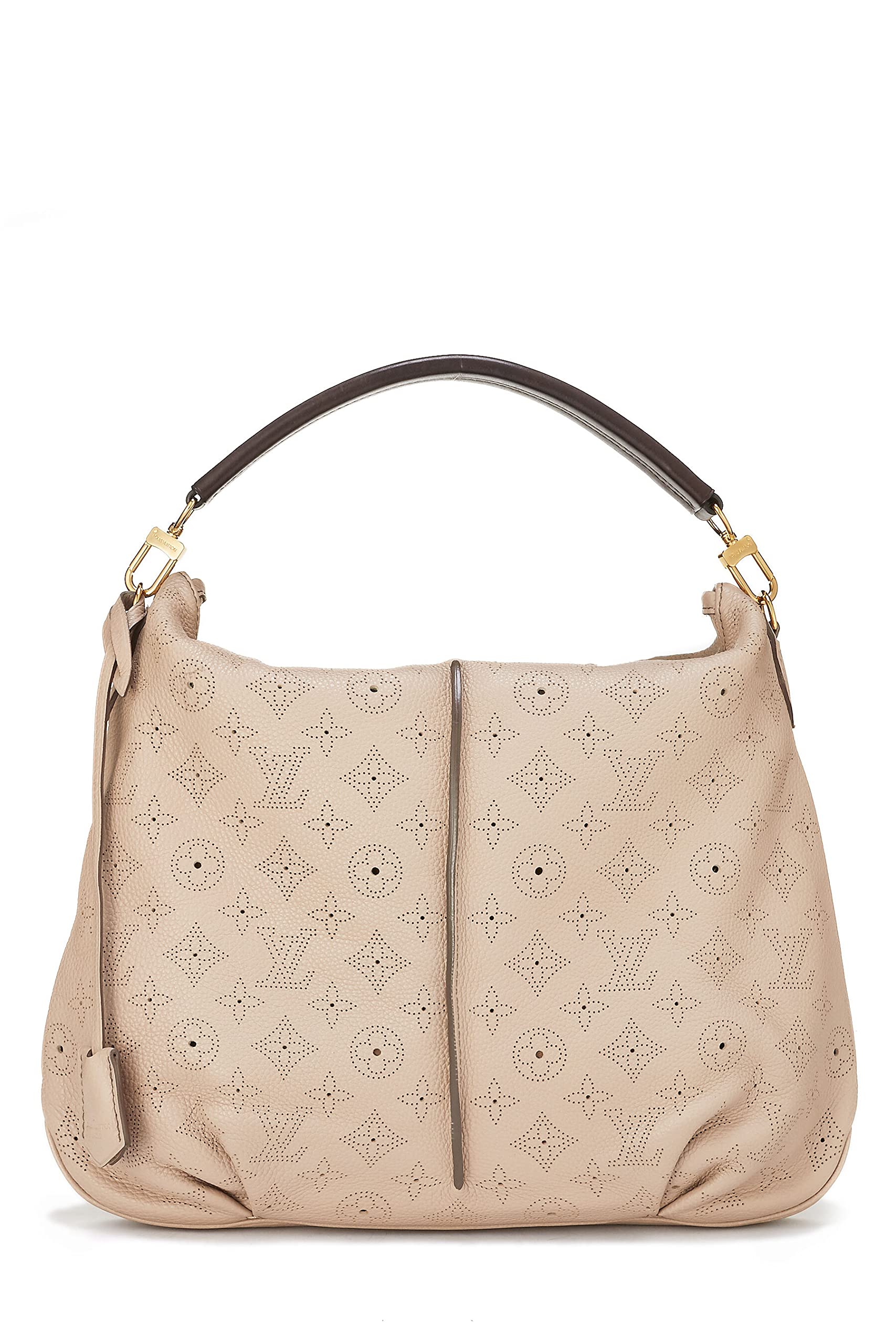 Louis Vuitton,  Beige Monogram Mahina Selene MM, Beige