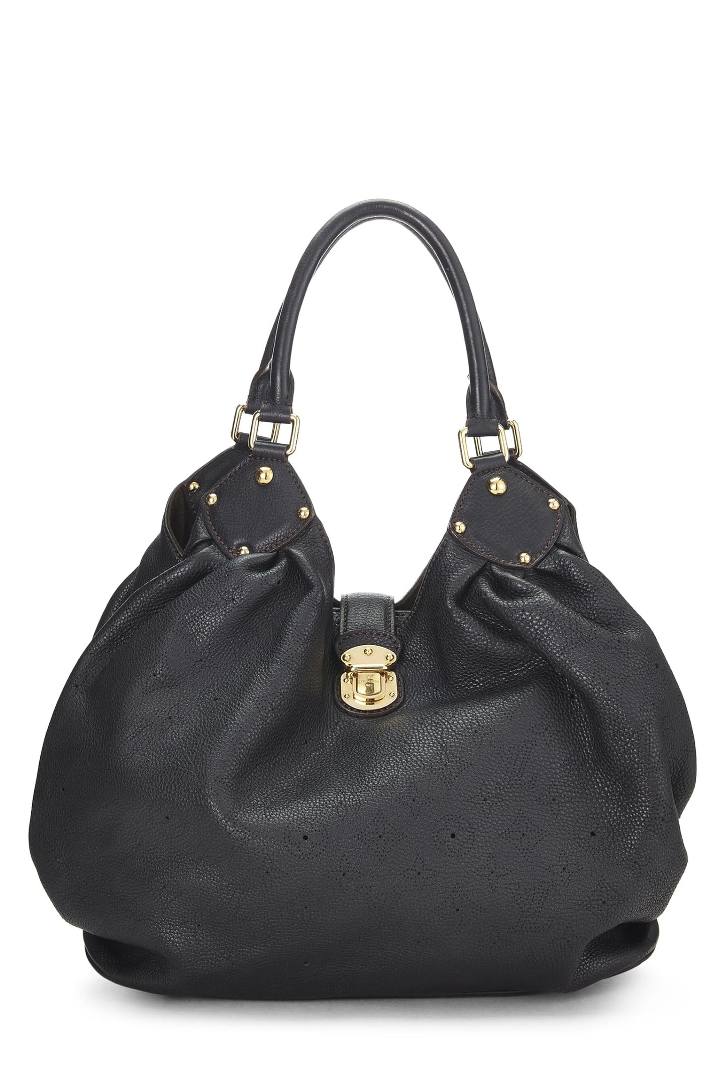 Louis Vuitton,  Black Monogram Mahina Large, Black