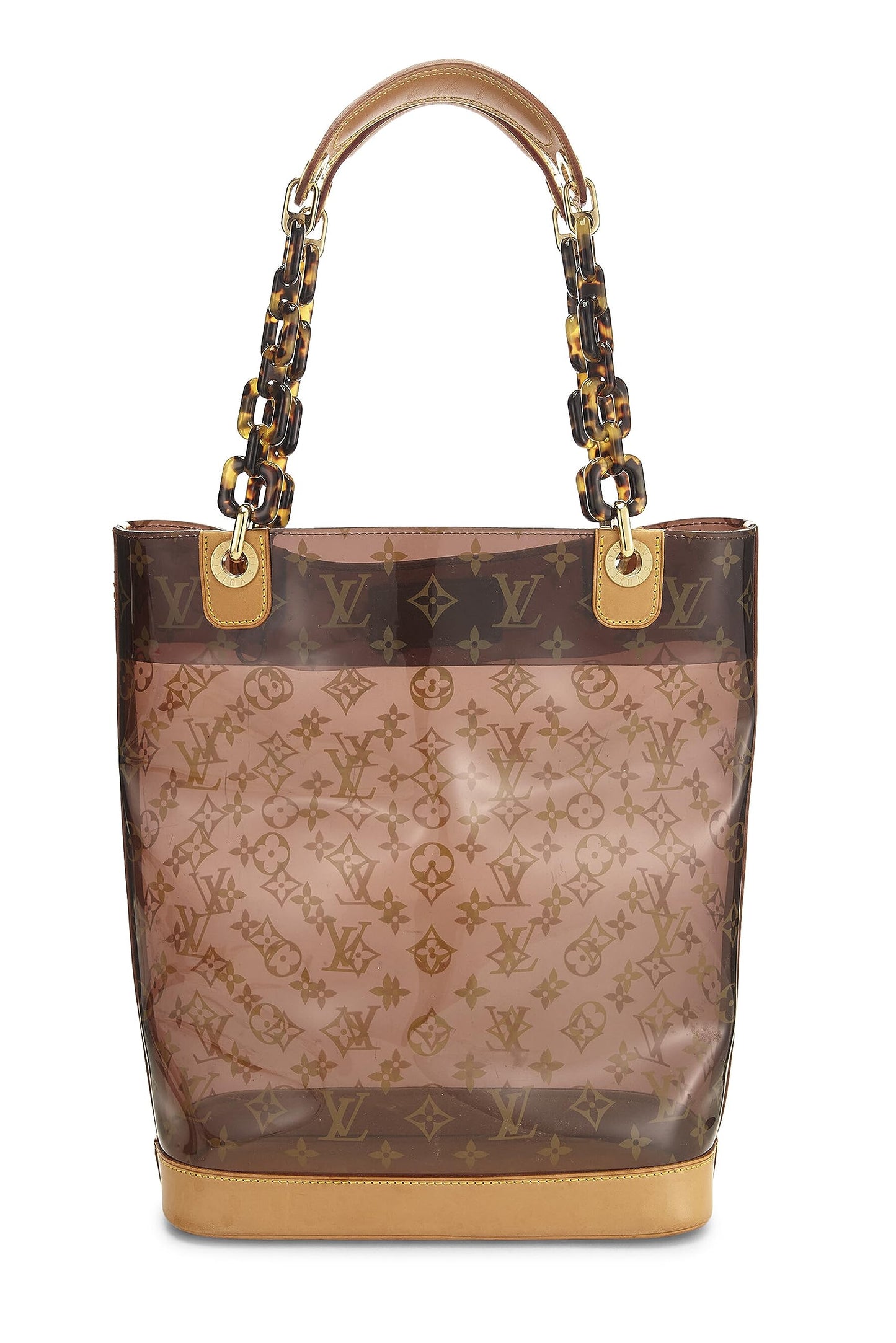 Louis Vuitton,  Monogram Ambre Vinyl Cabas MM, Brown