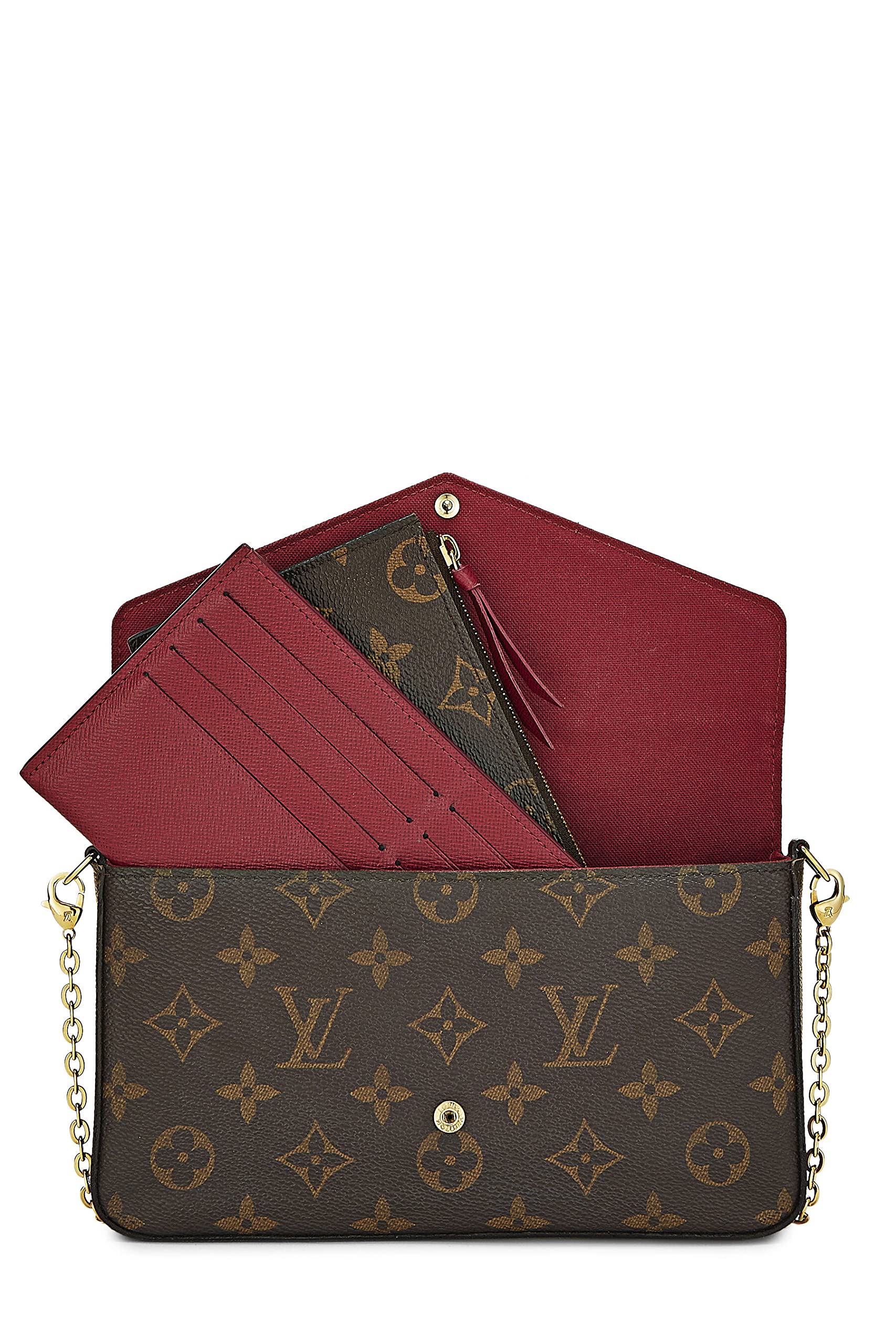 Louis Vuitton,  Monogram Canvas Felicie, Brown
