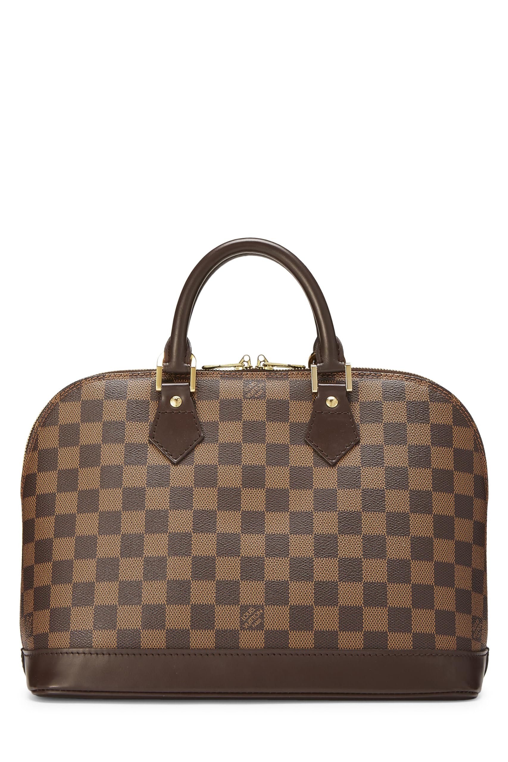 Louis Vuitton,  Damier Ebene Alma PM, Brown
