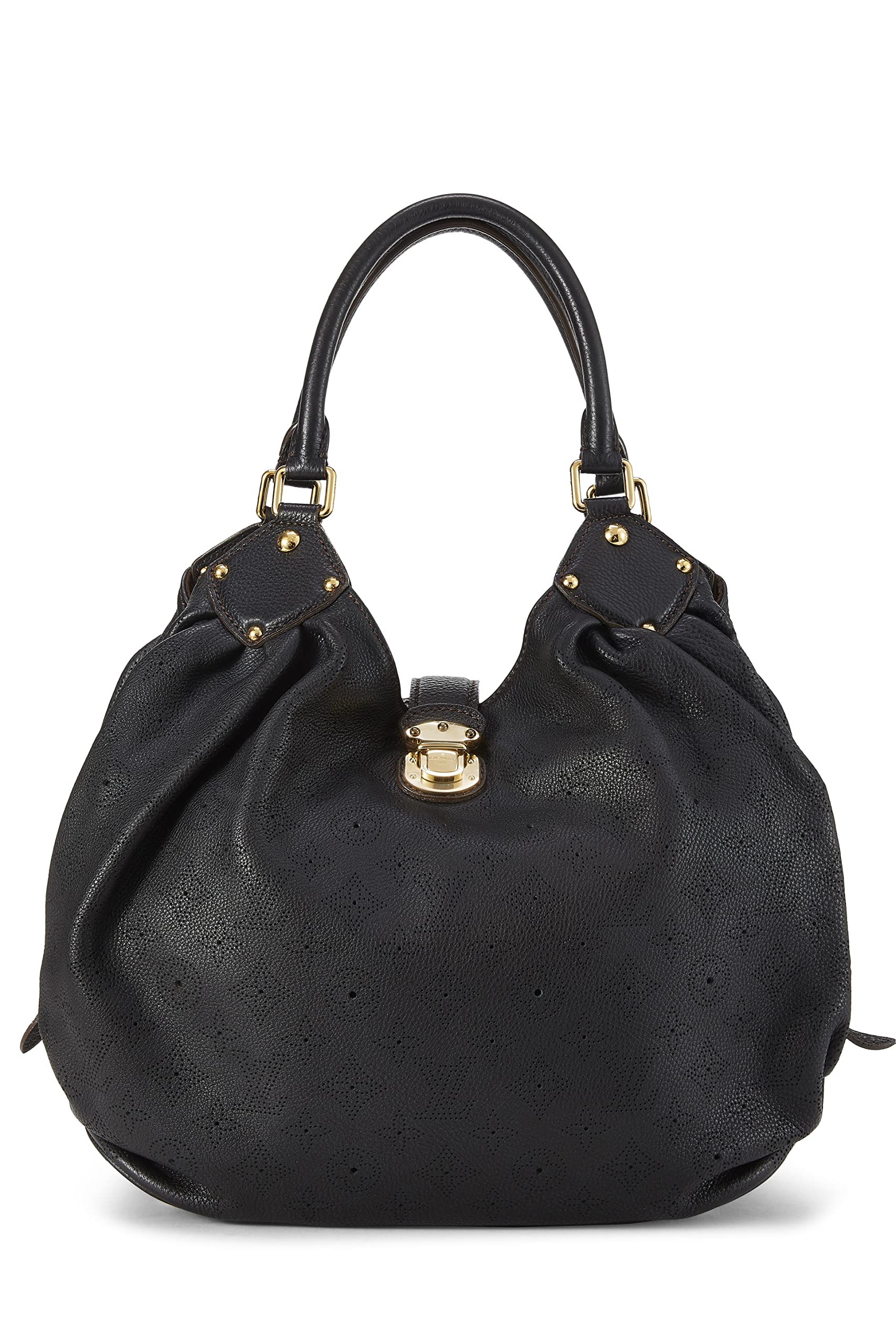 Louis Vuitton,  Black Monogram Mahina Large, Black
