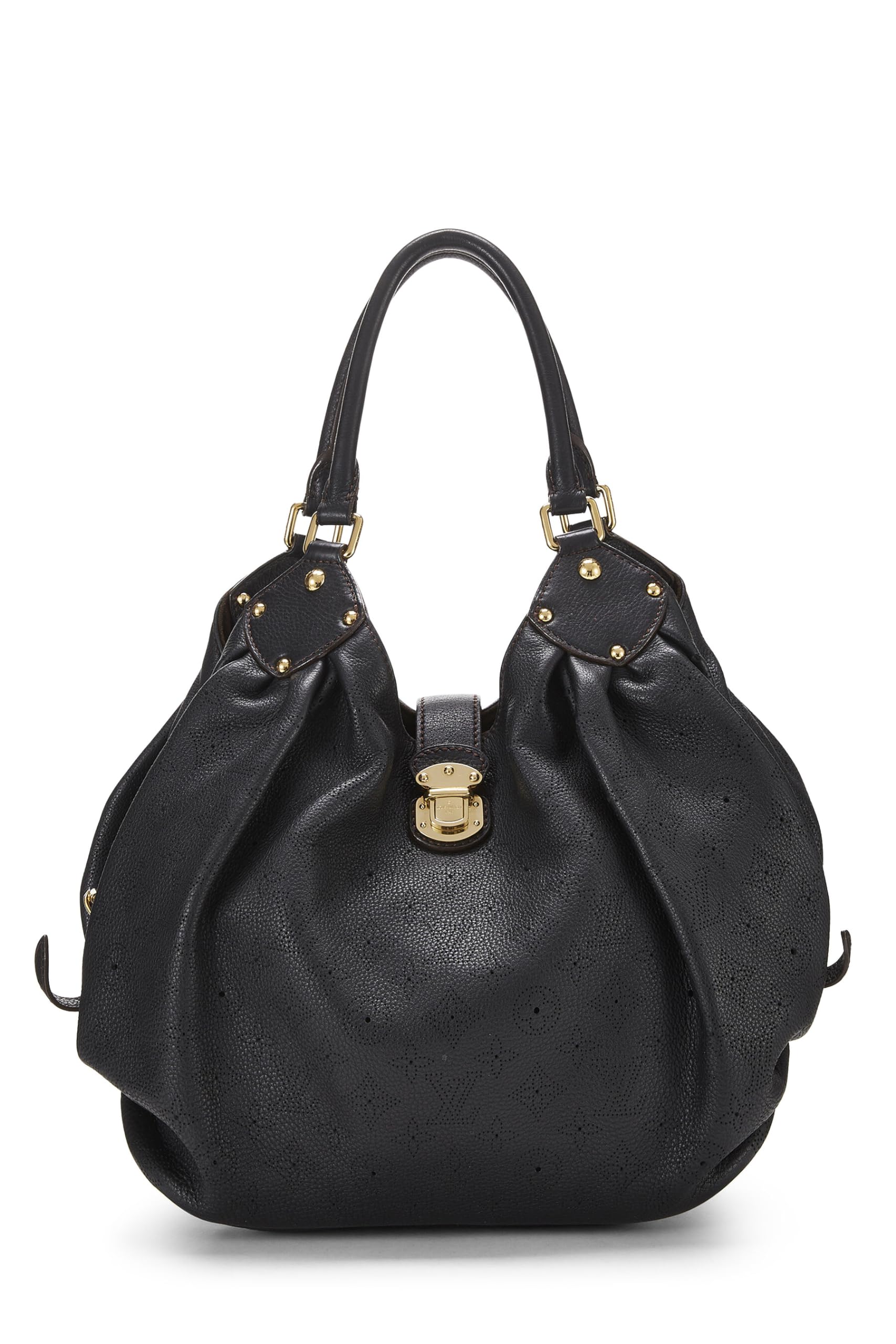Louis Vuitton,  Black Monogram Mahina Large, Black
