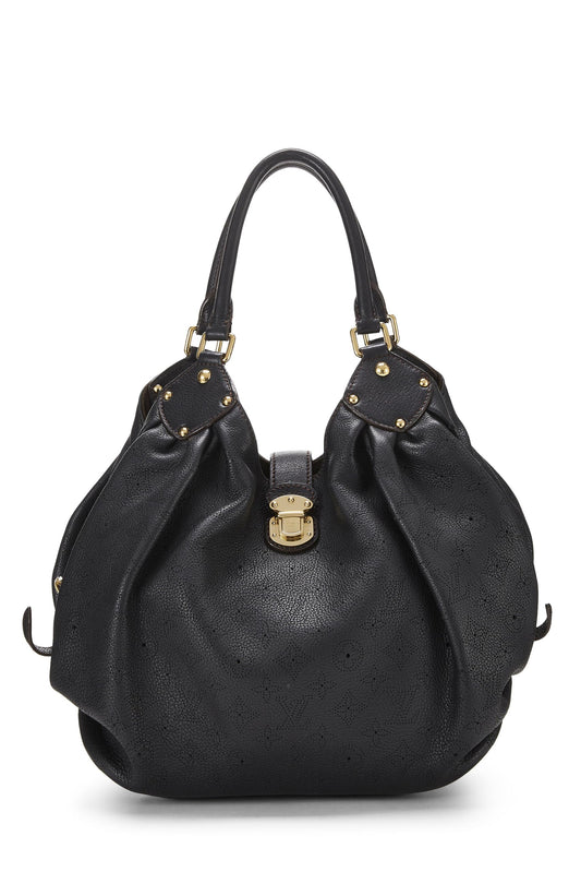 Louis Vuitton,  Black Monogram Mahina Large, Black